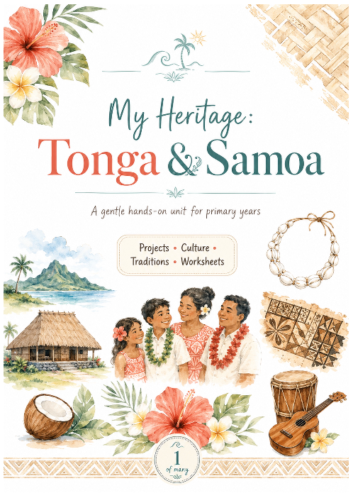 Samoa & Tonga Cultural Homeschooling Unit (Grades K-6)