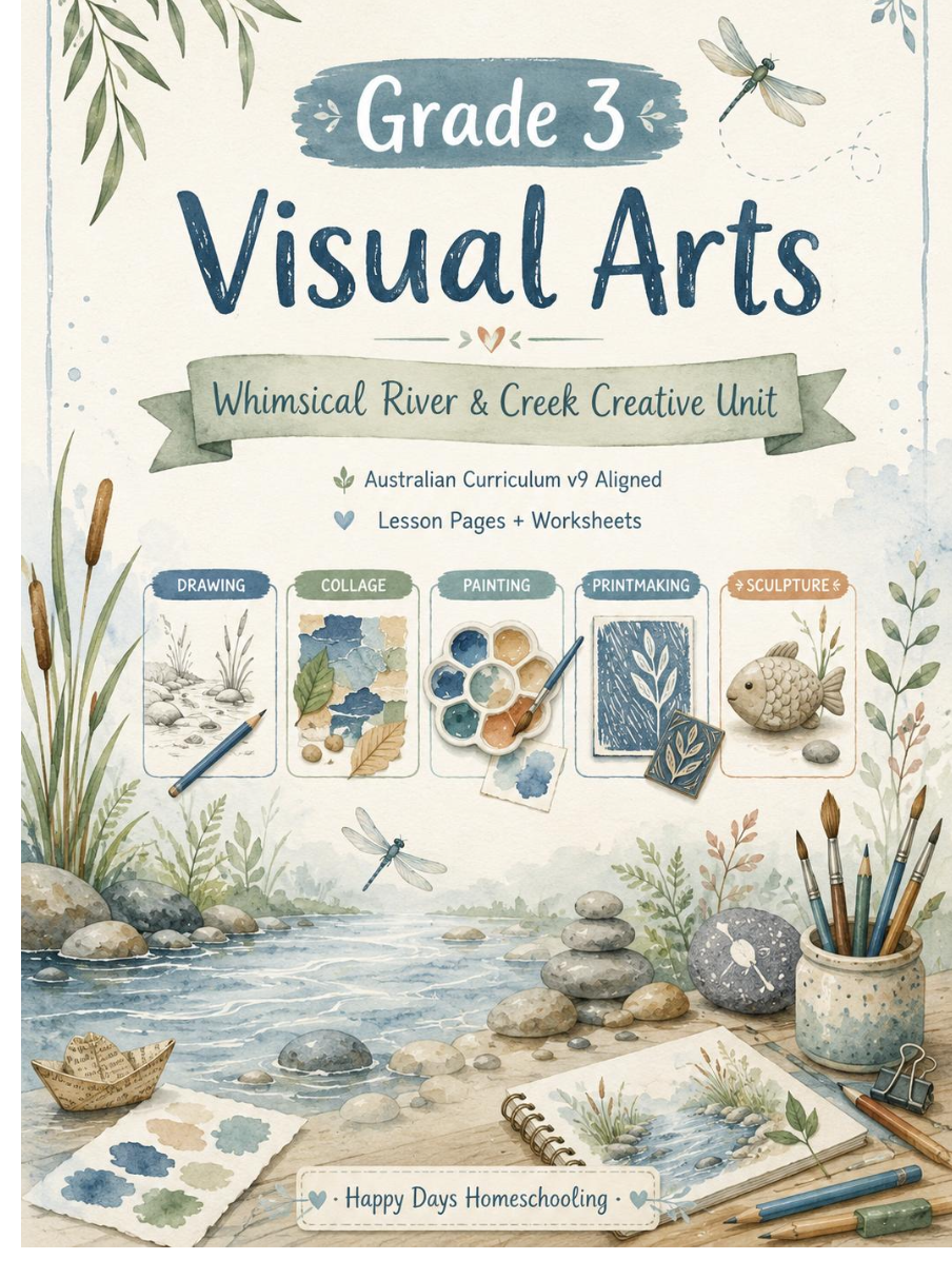 Grade 3 Visual Arts One A Day Single Subject