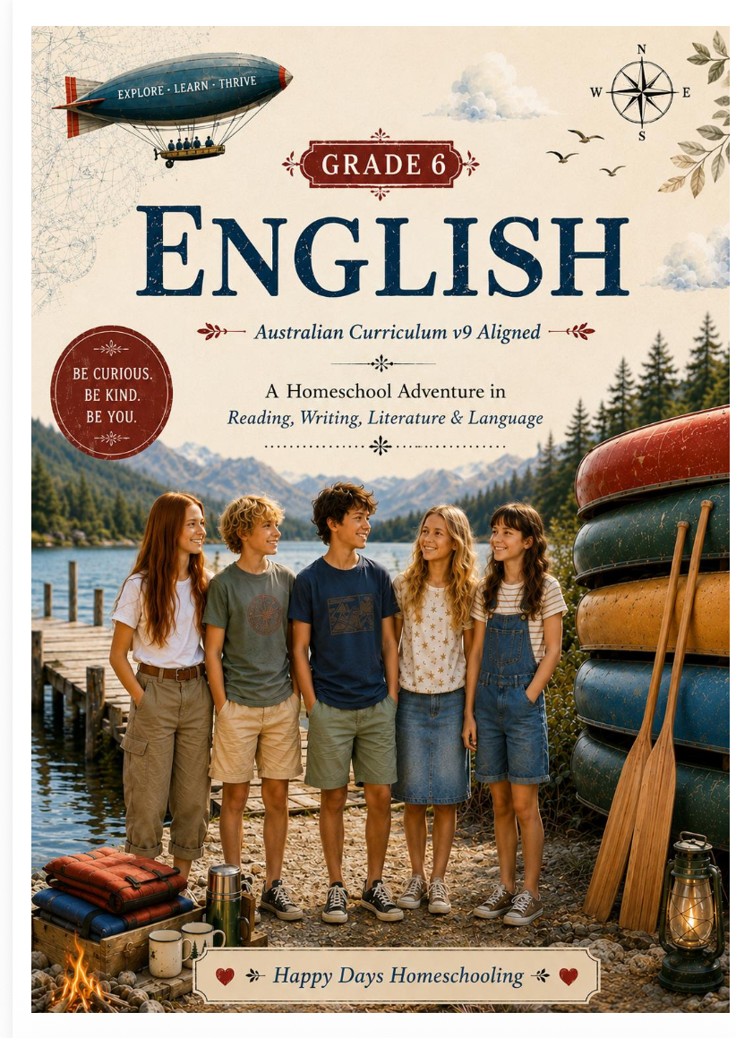 Grade 6 English  |  Two A Day Australian Homeschool Curriculum