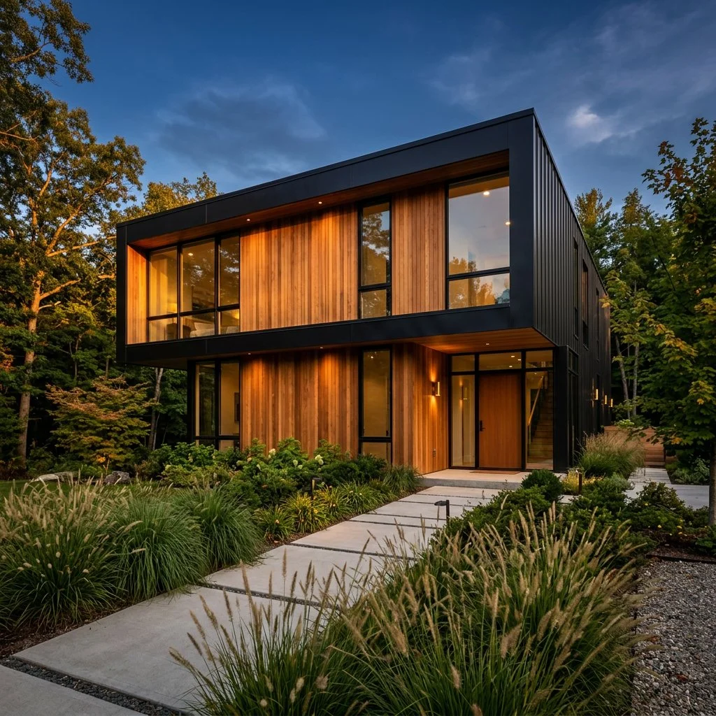 Modern custom home