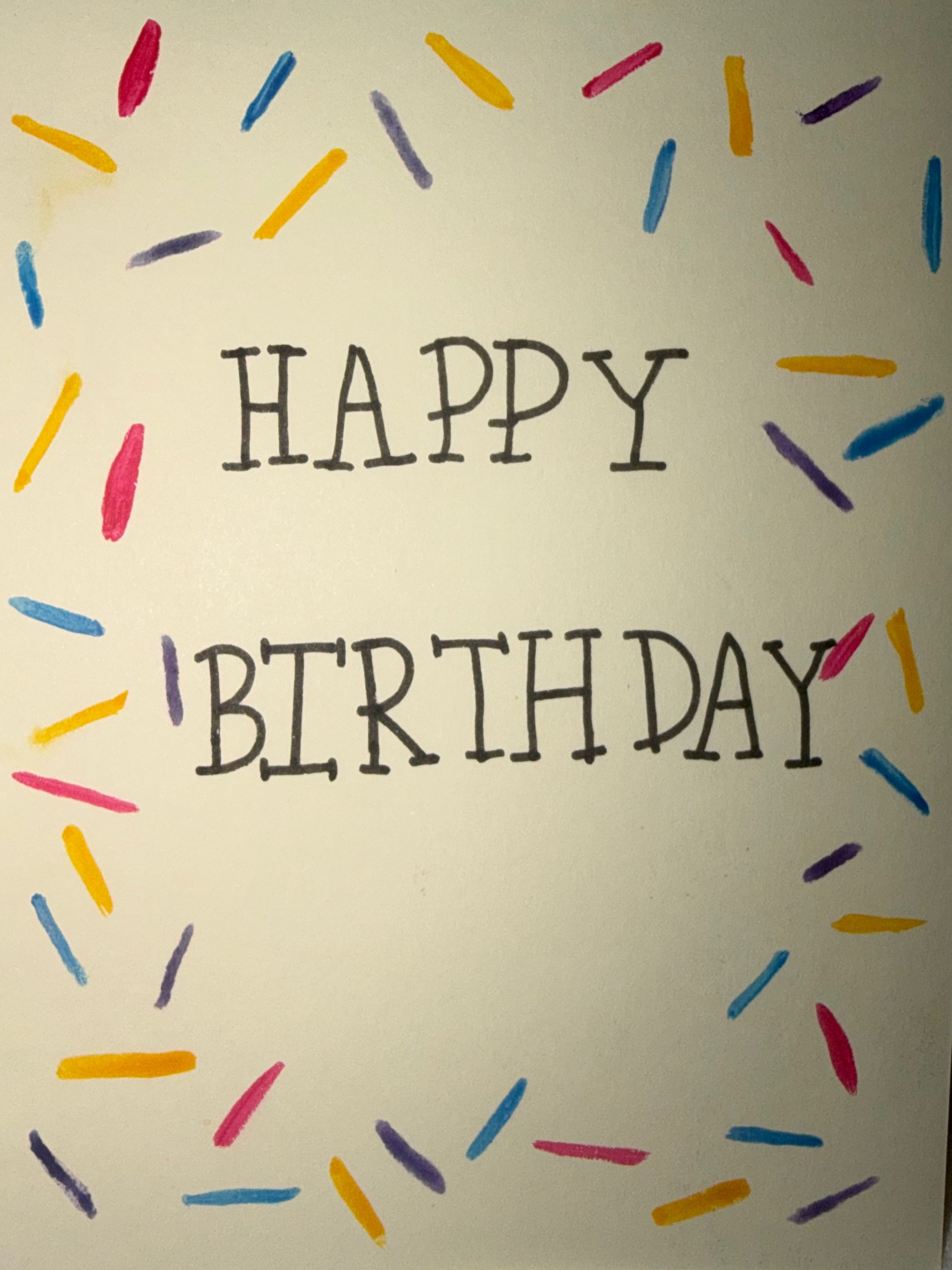 happy birthday card