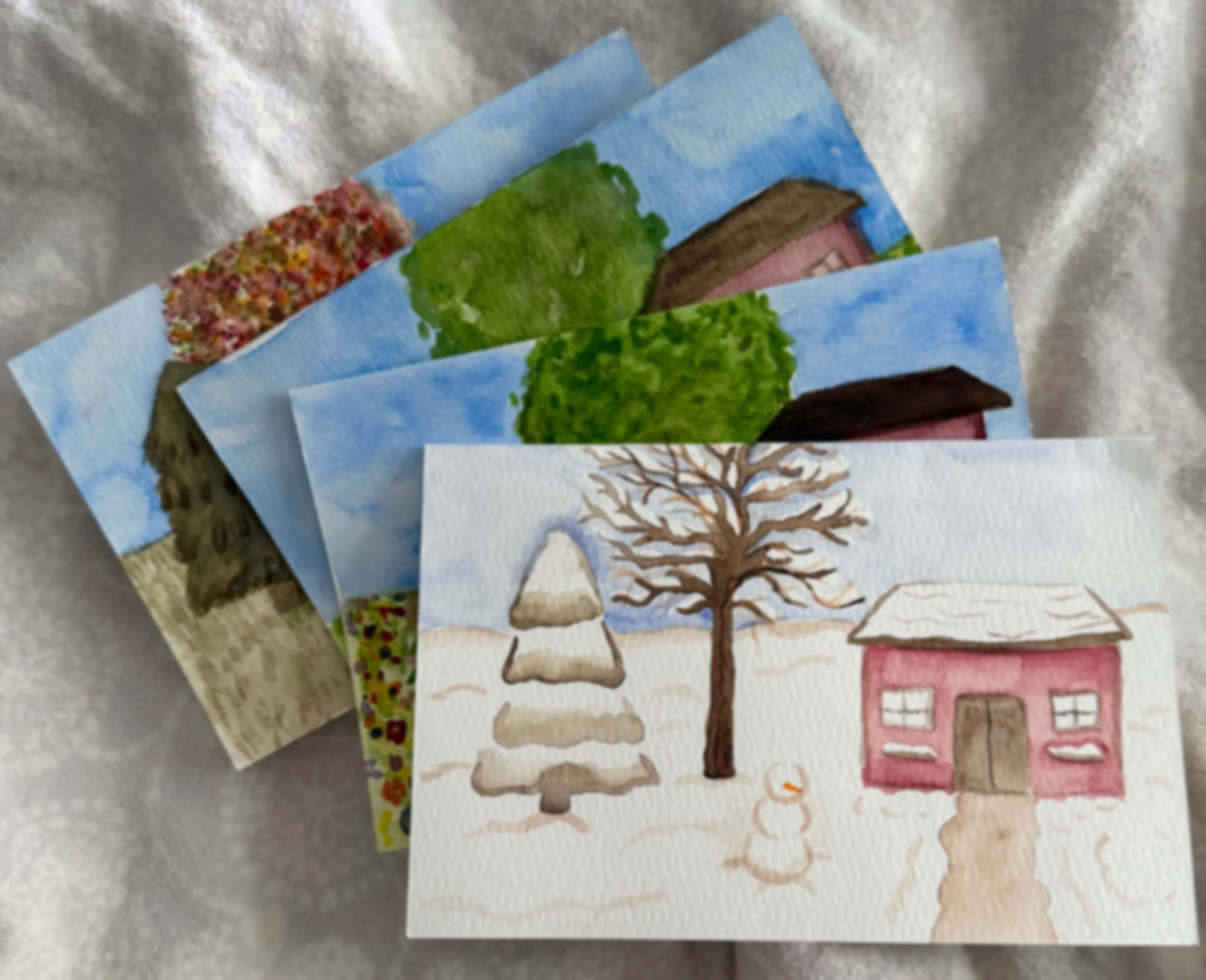 4 seasons cards