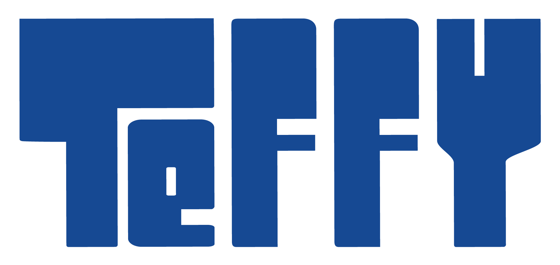 Teffy Logo in Blue