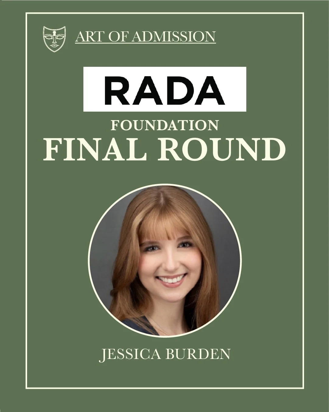 Make next year different.

Jess just reached the final round for the RADA Foundation &mdash; out of thousands of applicants, only a handful get this far.

She trained with us on Ed&rsquo;s course (2nd year at RADA), and like so many students, realise