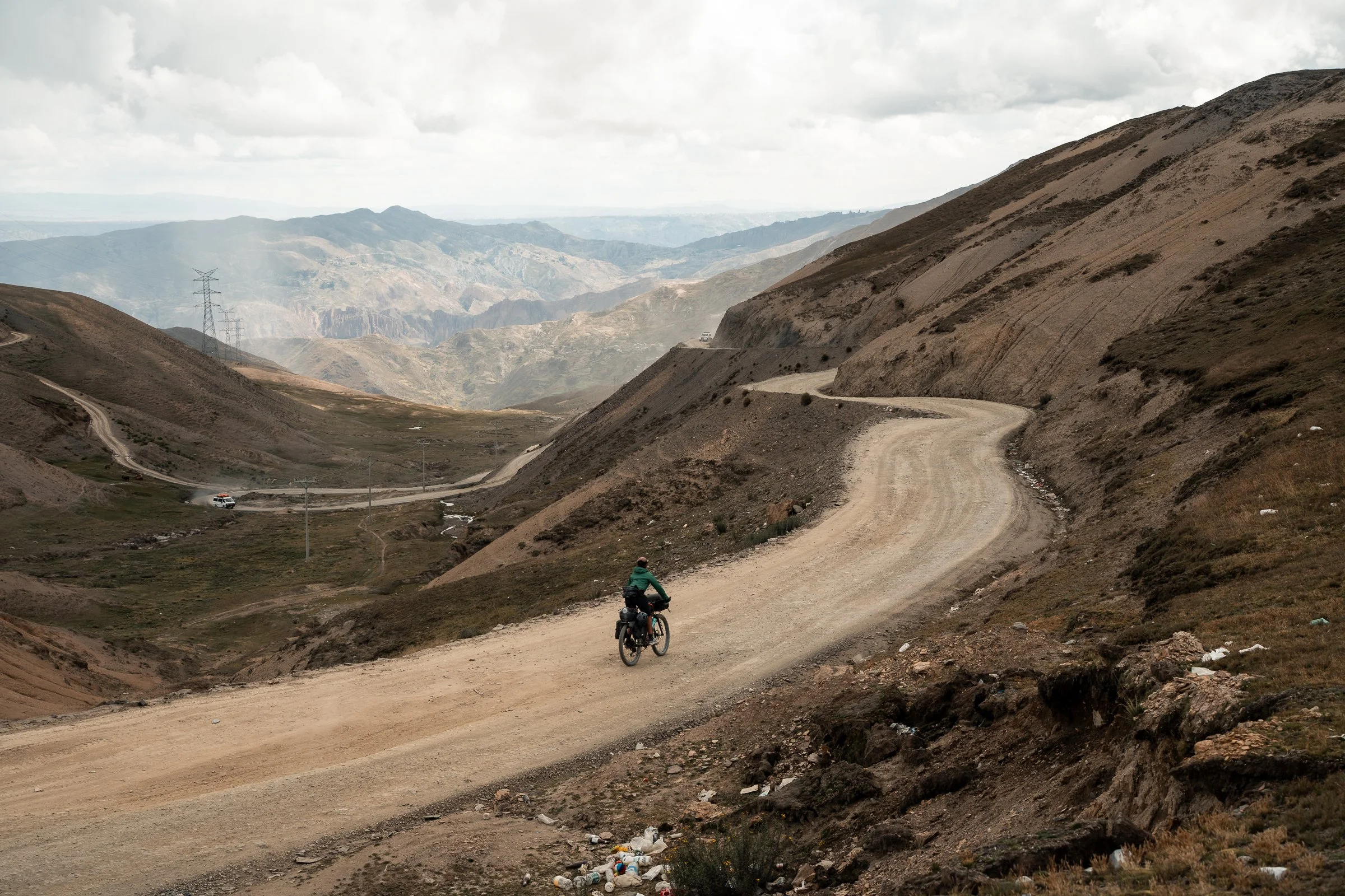 Starting the descent to La Paz