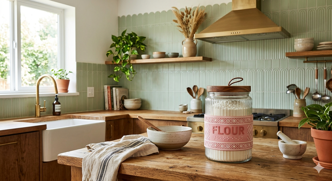 Quickly tell the different between your pantry items using our laundry braille sleeves .