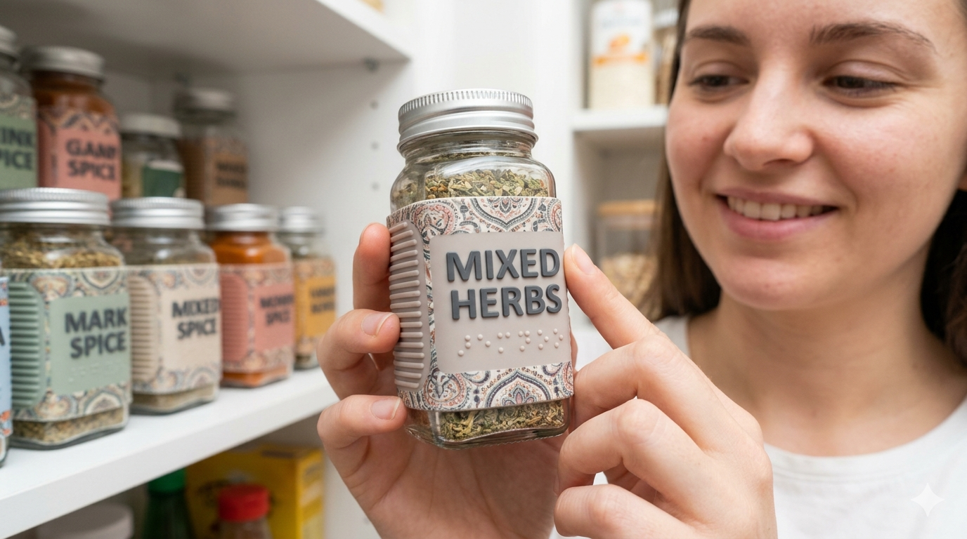 Herbs and spices sleeves to tell the cumin from the oregano and help you cook like a pro.