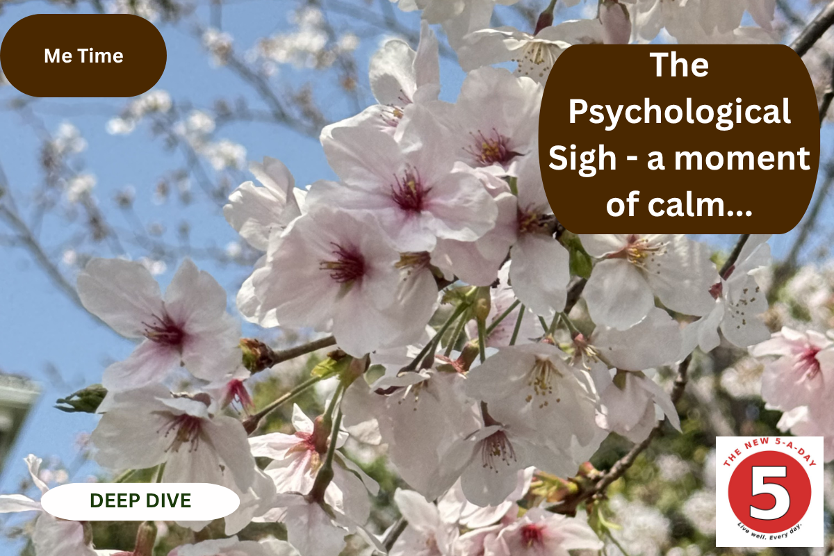 A moment of calm: the psychological sigh