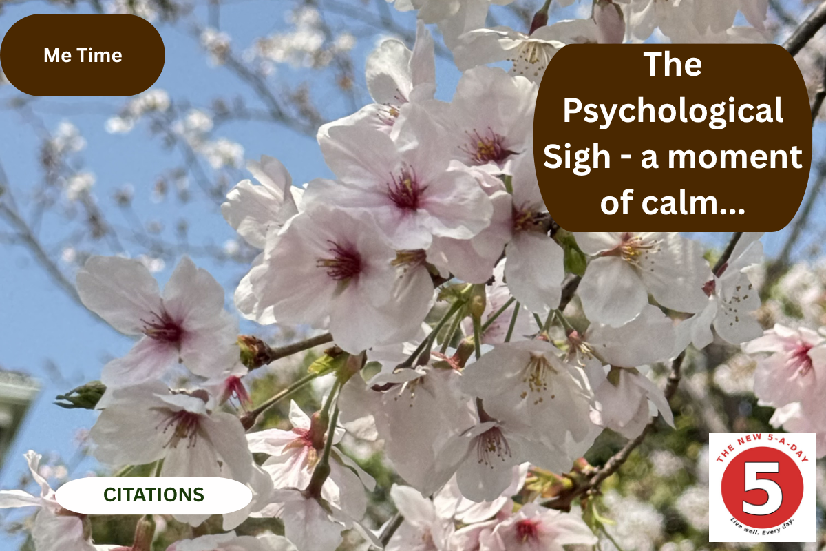 A moment of calm: the psychological sigh CITATIONS