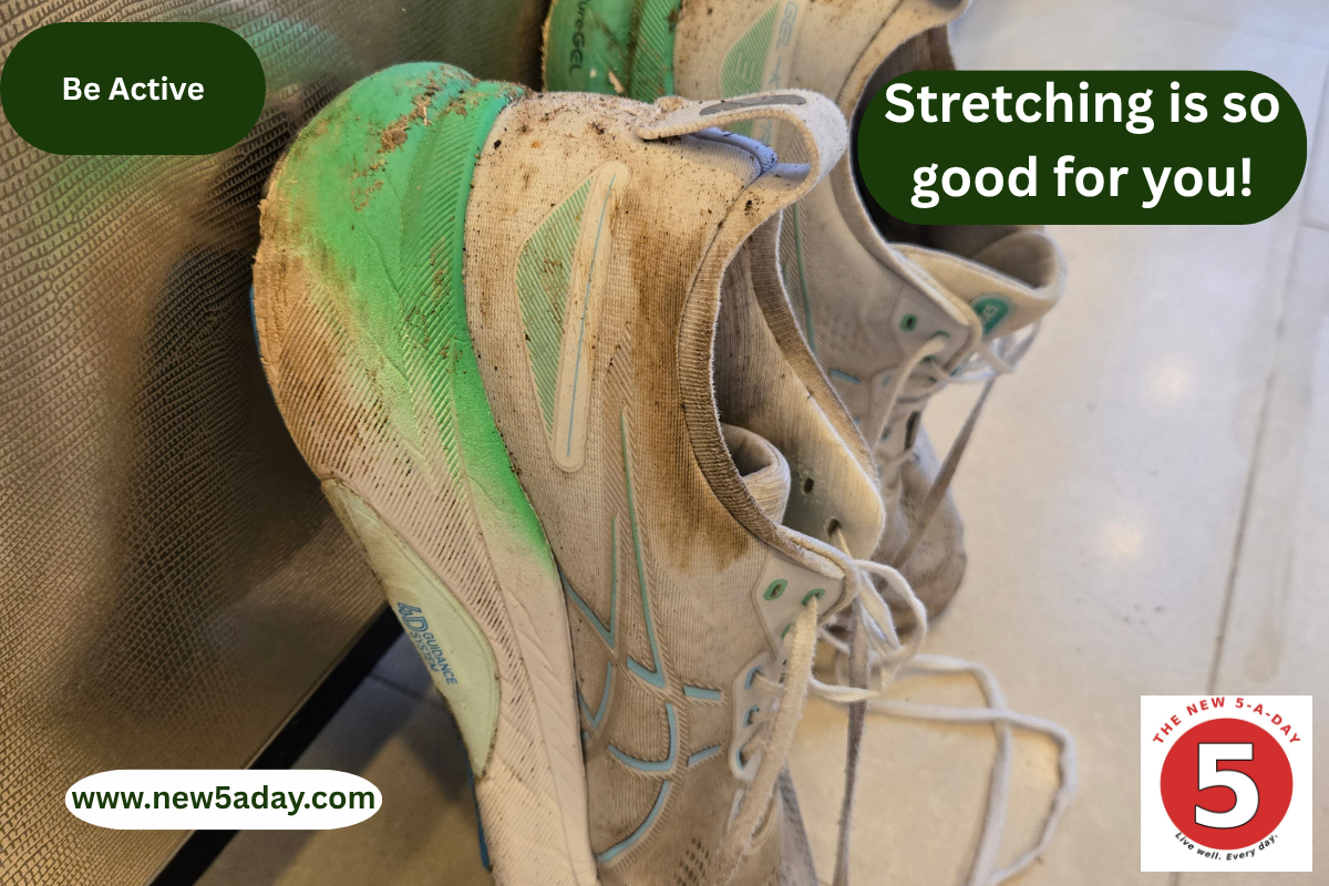 Now touch your toes! Stretching is so good for you!