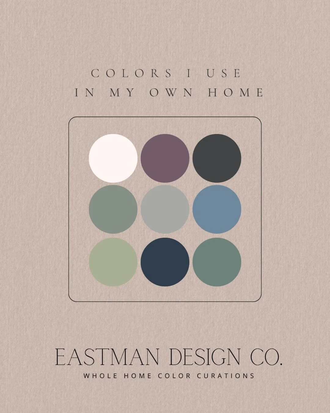 ✨ Colors I use in my own home ✨

SW White Flour - drenched on every wall, baseboard, casing, and ceiling. 

SW Expressive Plum - used with breadboard and dark wood tones for our daughter&rsquo;s vintage inspired nursery. 

SW Iron Ore - a lovely mild