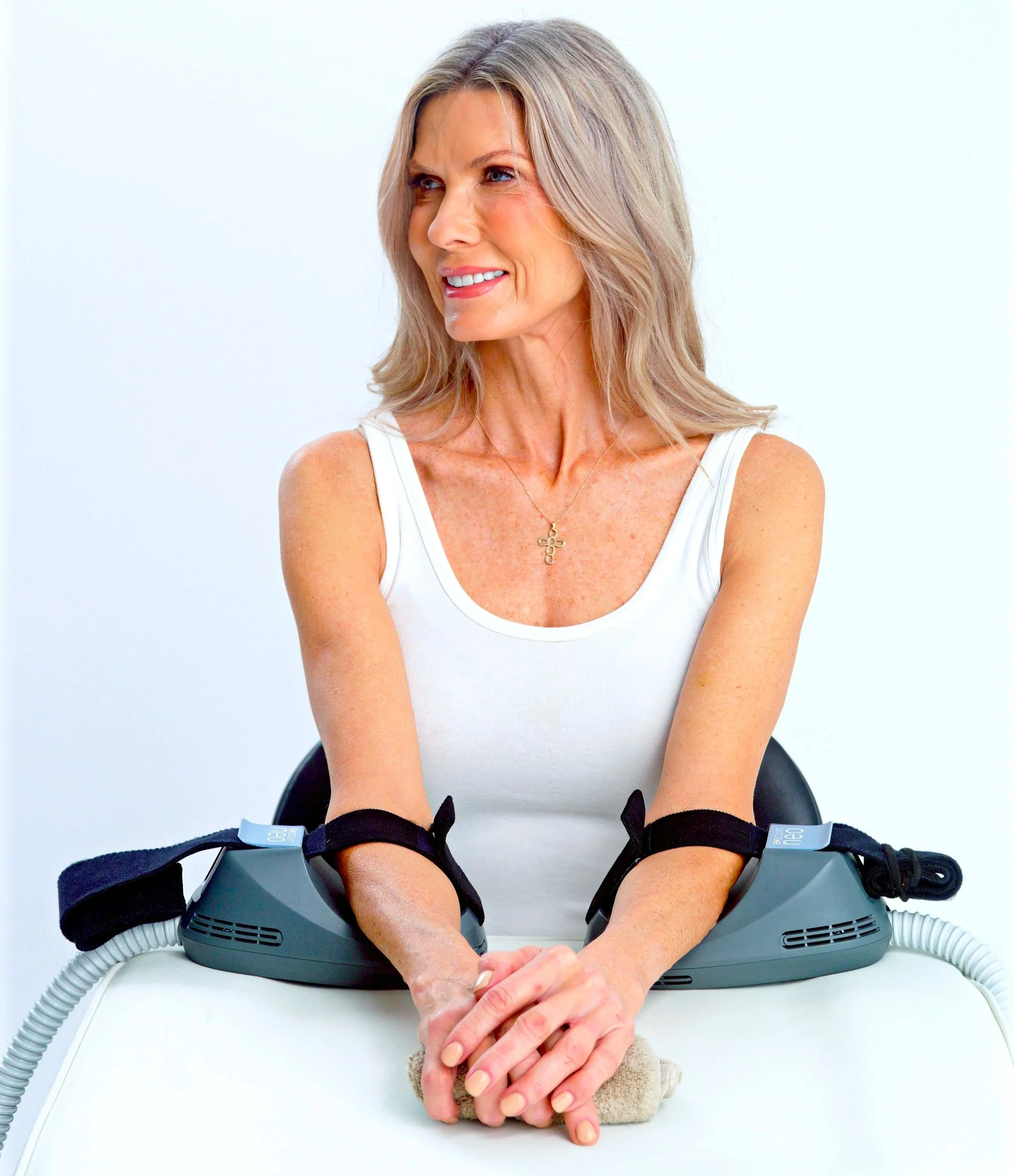 The Emsculpt Neo device in Dr. Bita Farrell's Westlake Village office, used to build muscle and support strength and longevity during menopause.