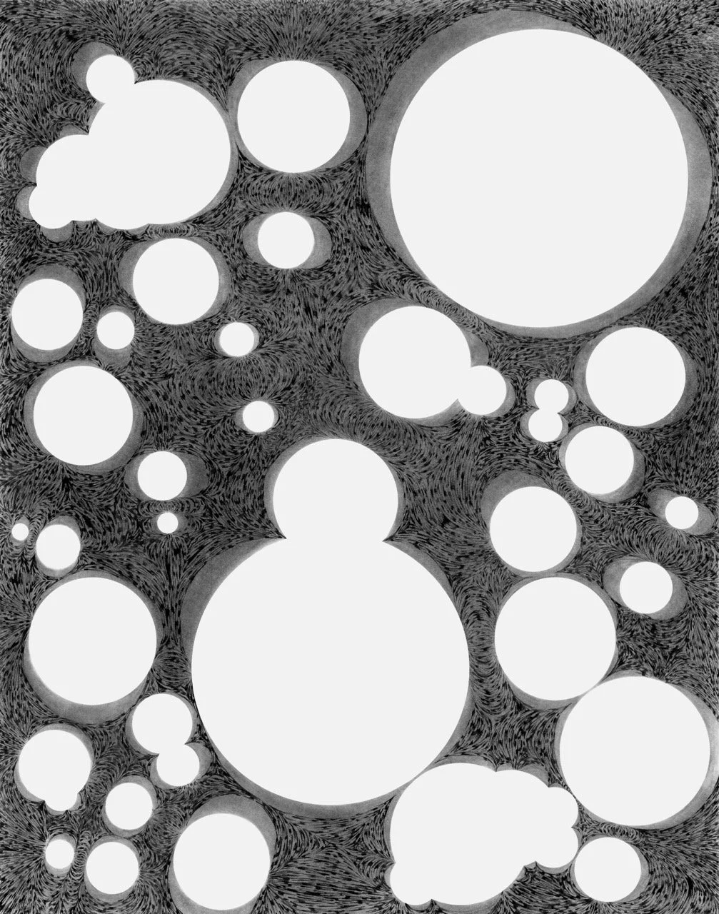 Graphite abstraction (2021) 700 sq. in.