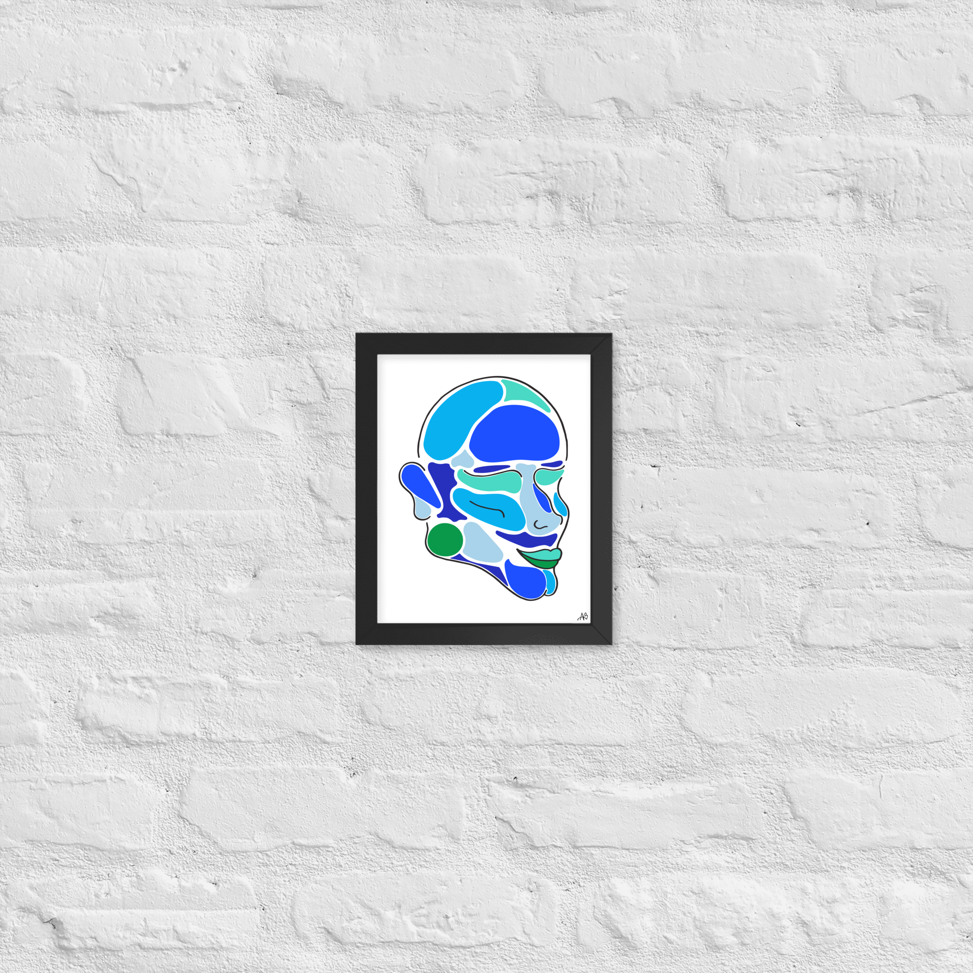 HEAD II Framed Print
