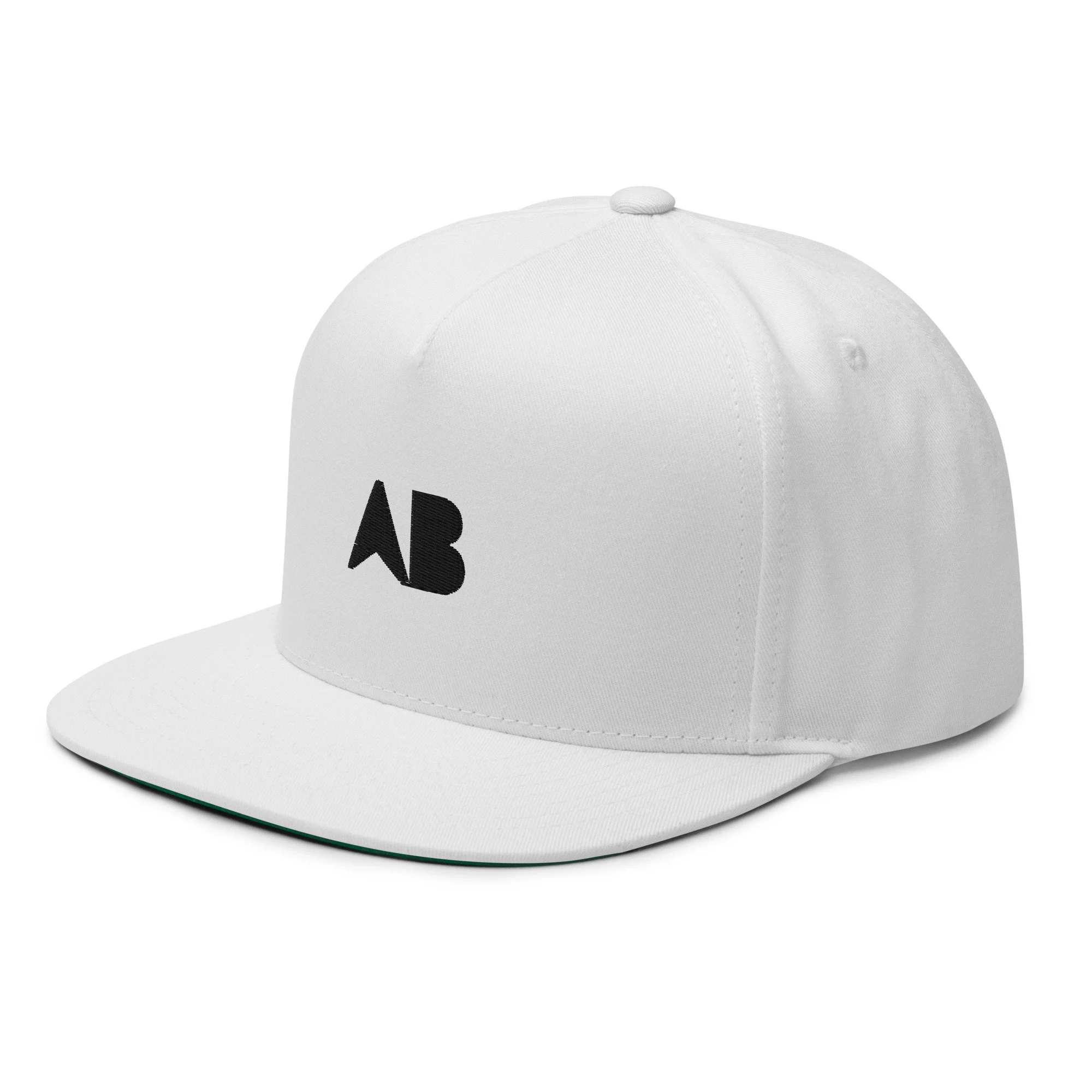 The Alix Blue Snapback, White