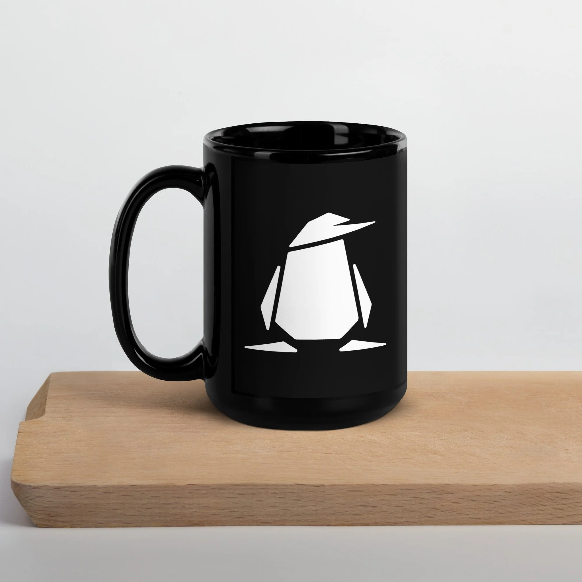 COOL PENGUIN MUG, BLACK