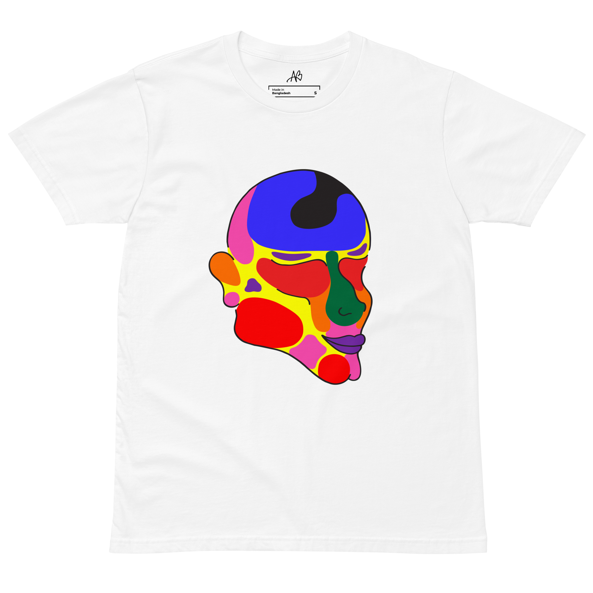 HEAD I T-SHIRT, WHITE