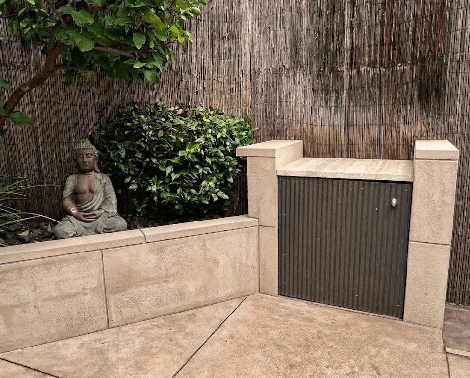 Alfresco benchtop conversion, natural stone fitted, Fitzroy North