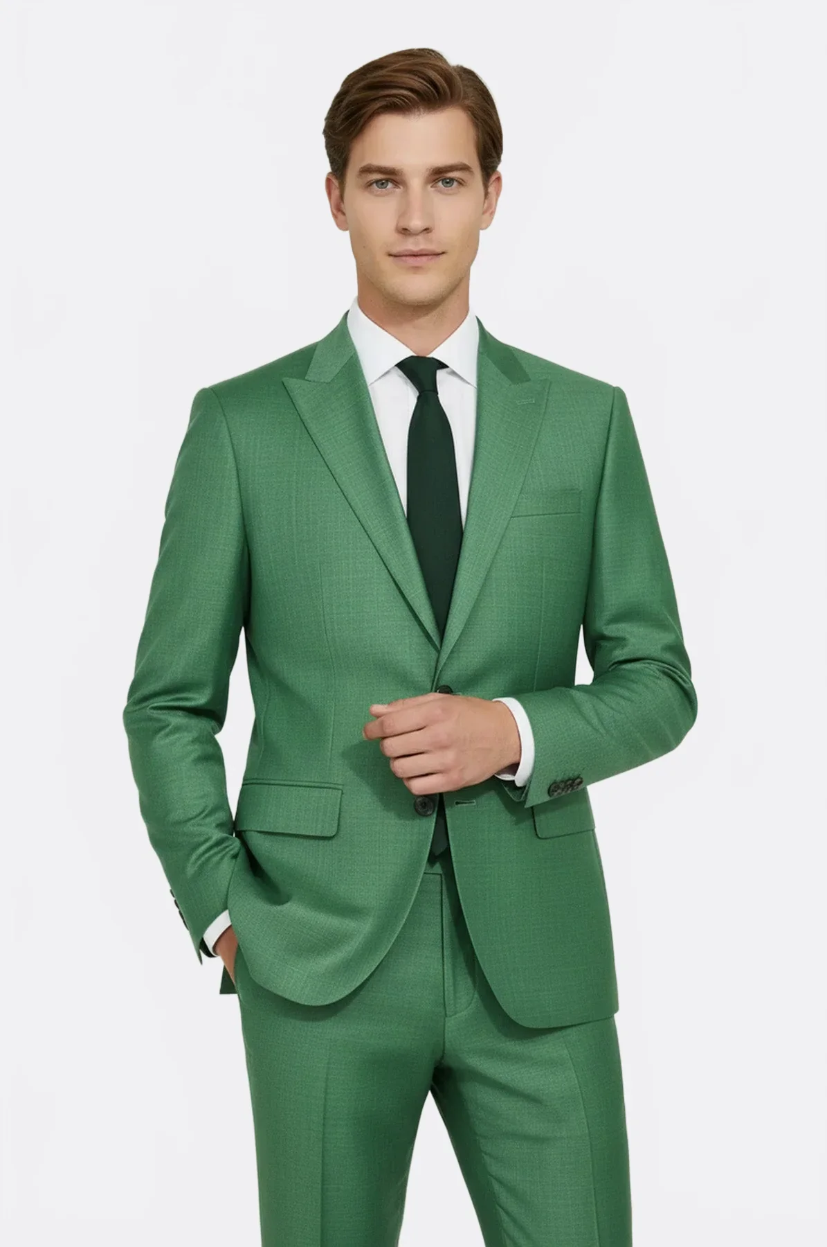 Men's Green Tailored Suit