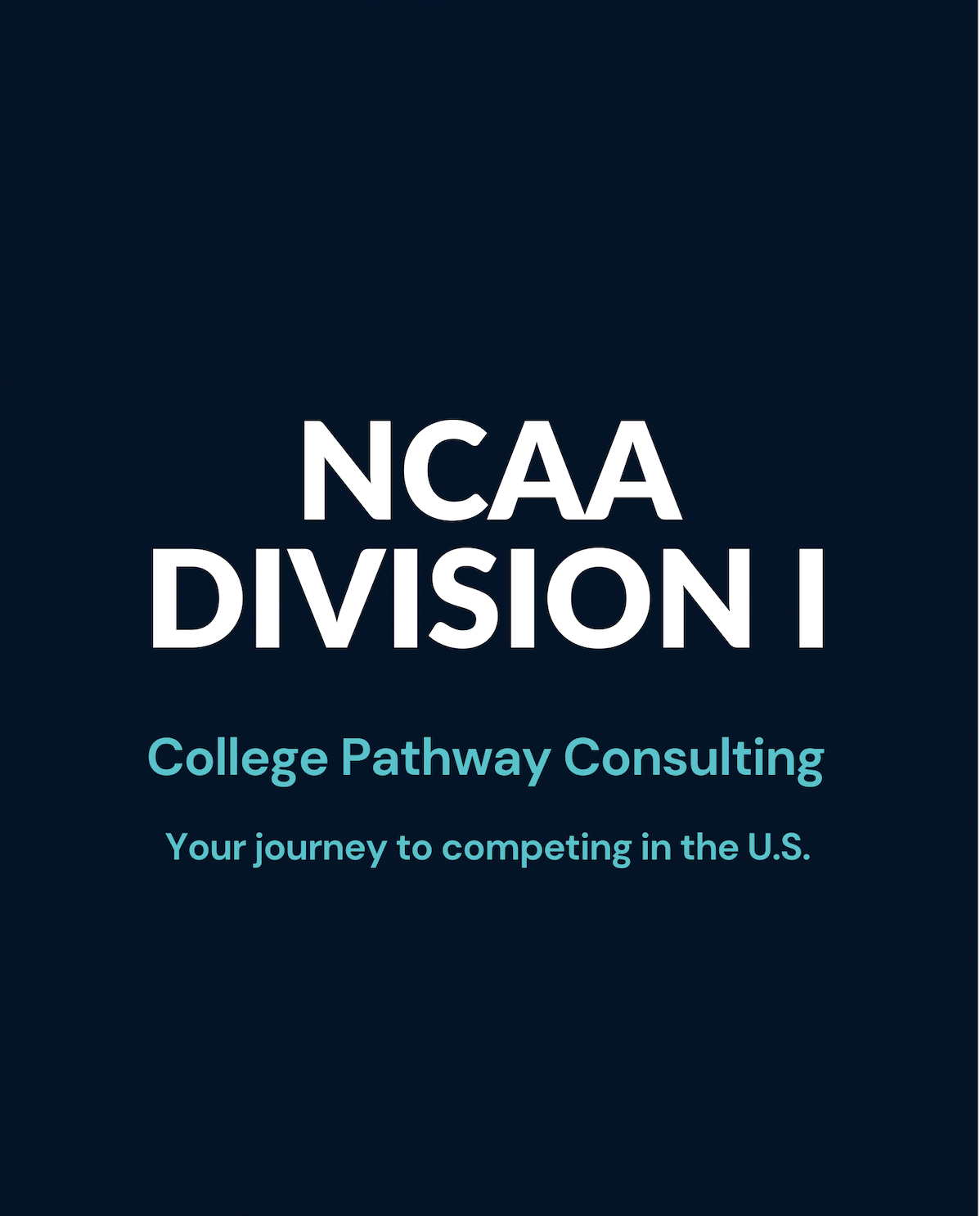 College Pathway Consulting — International Student-Athletes