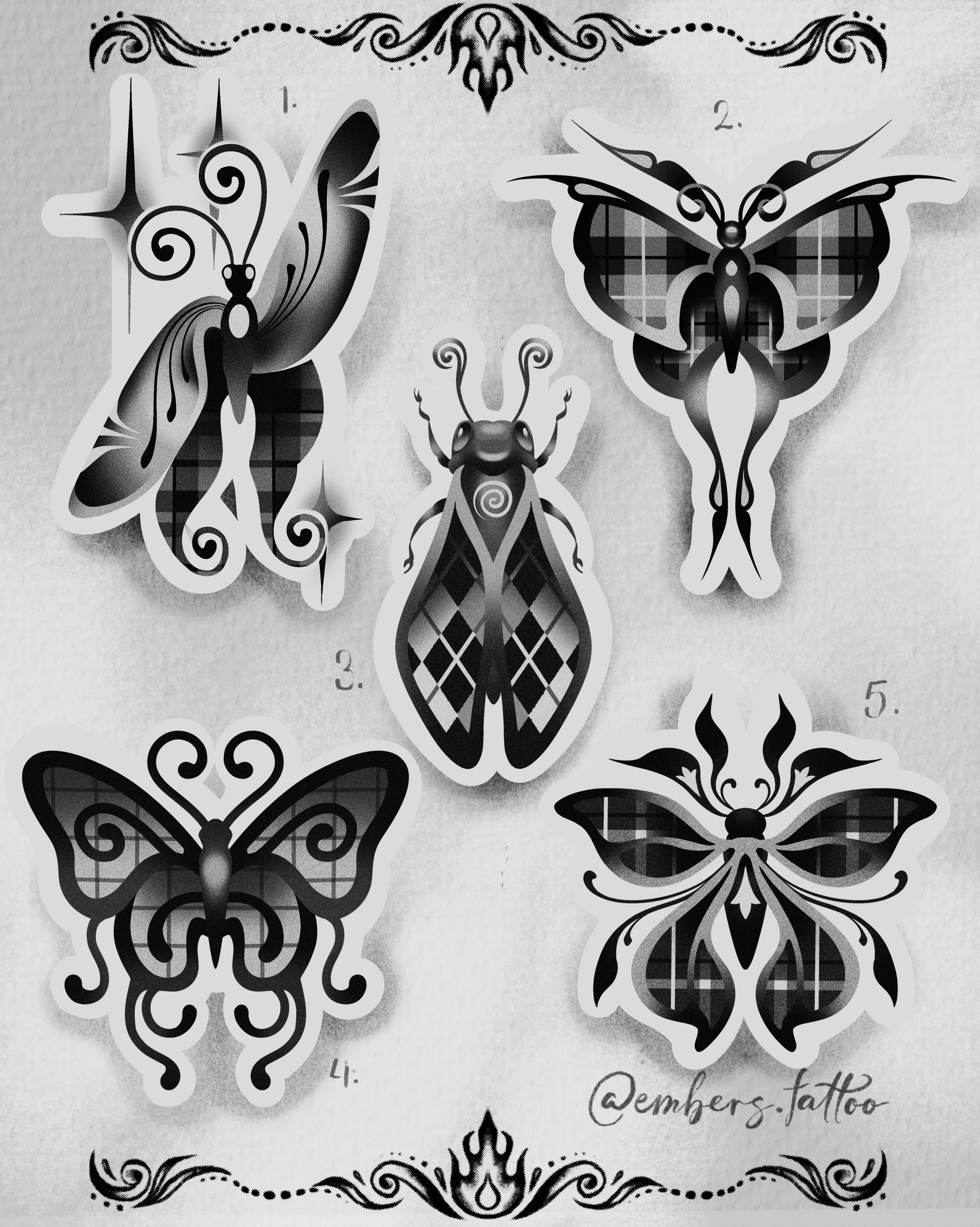 Patterned wings 🦋 dm to claim