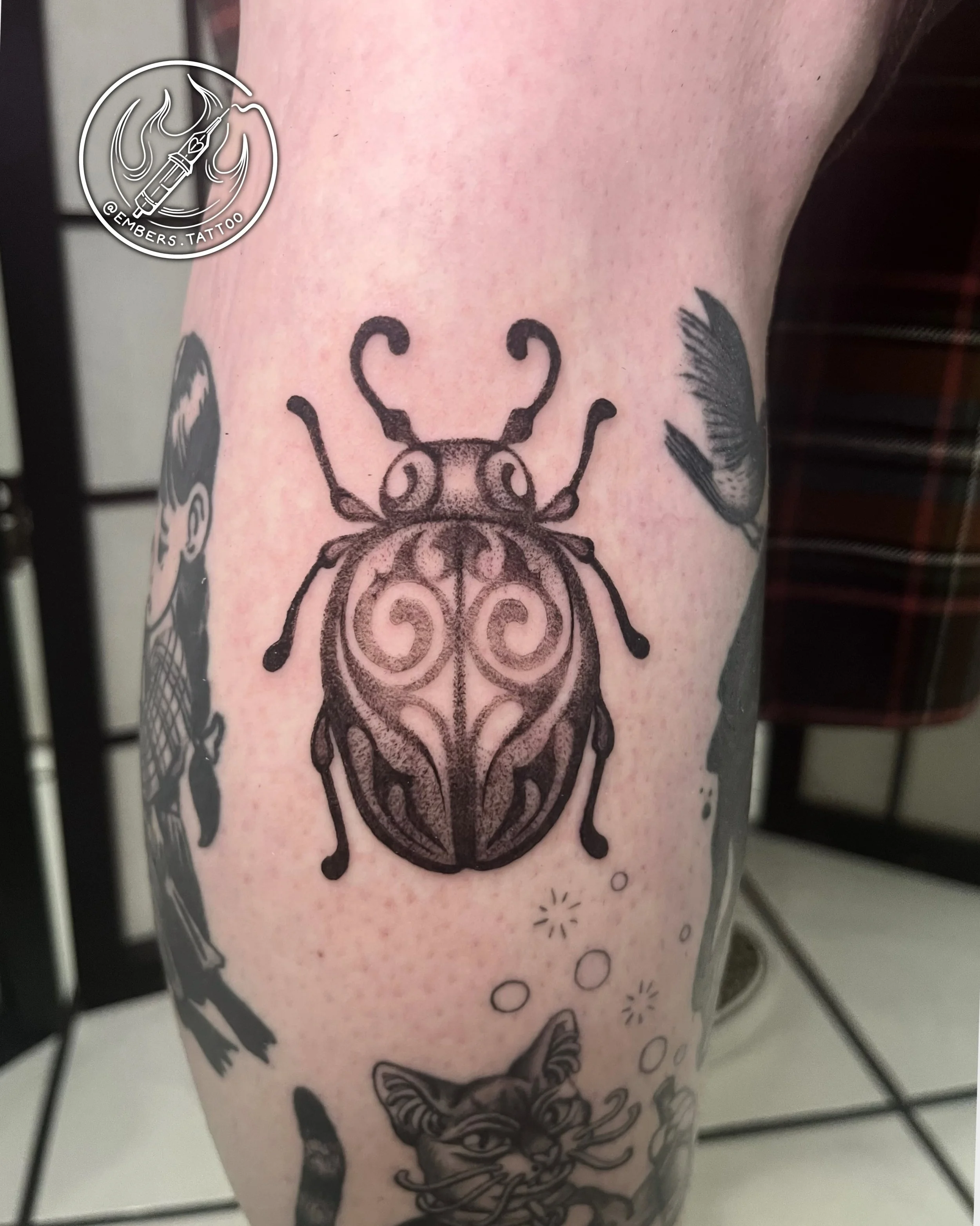 Such a blessing to get to add to this fabulous collection of tattoos, and what a perfect gap for it!