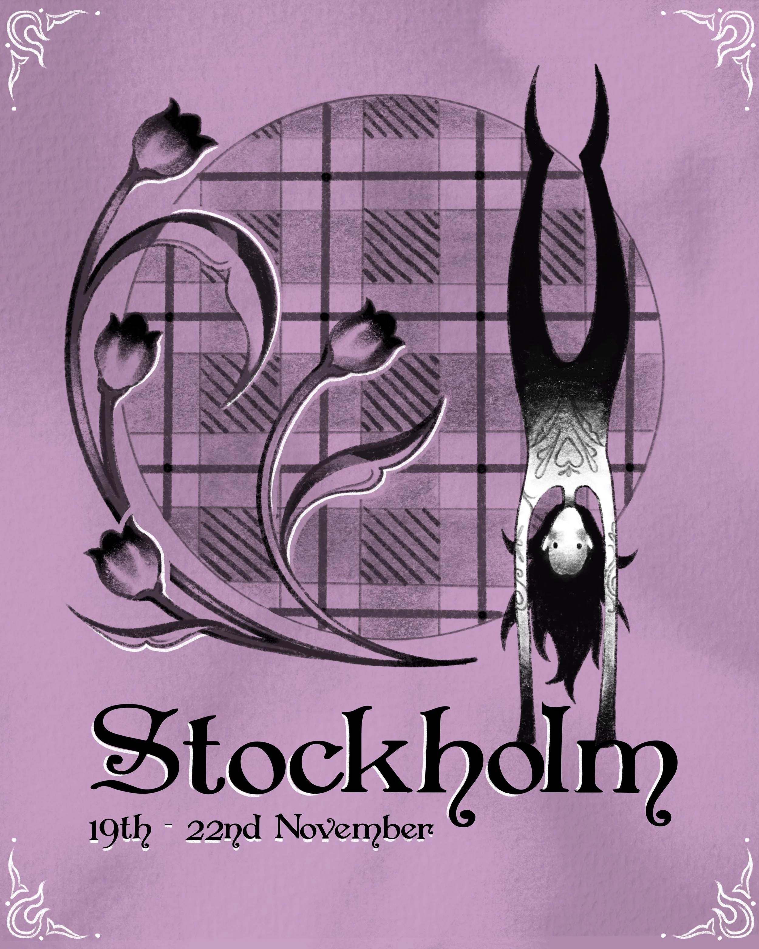 GUEST ARTIST Currently booking 19th - 22nd for Stockholm 🌙 
Super excited to be working with the team at @myndigheten alongside @paperyachtclub 
Flash and customs both available :)