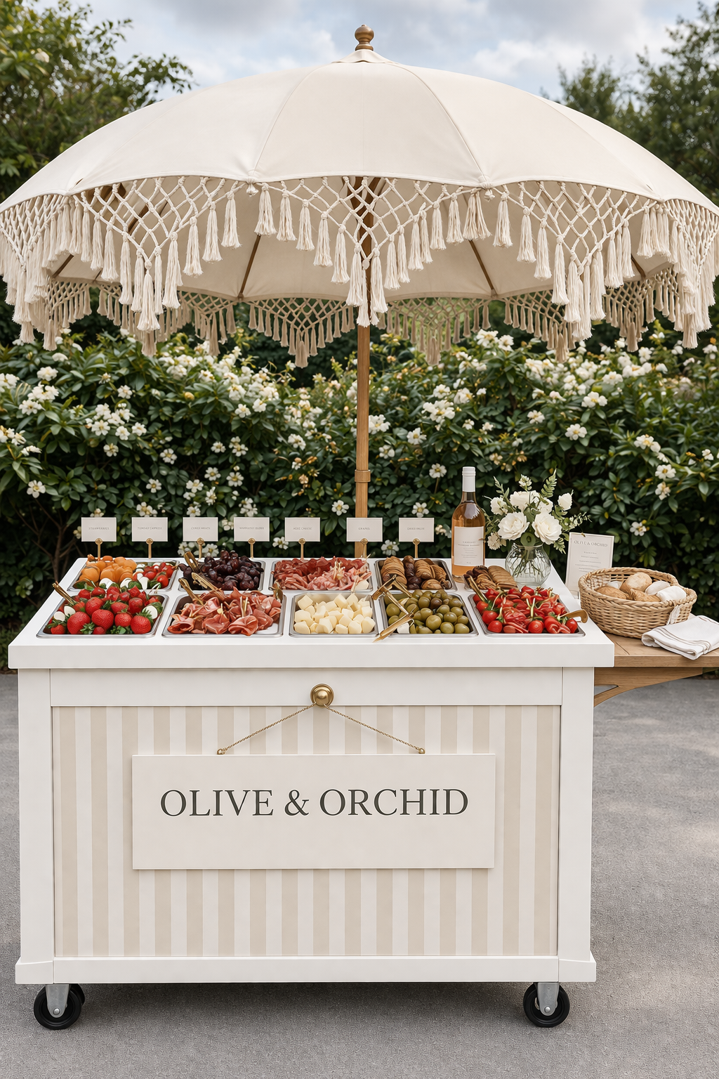 Signature Charcuterie Cart