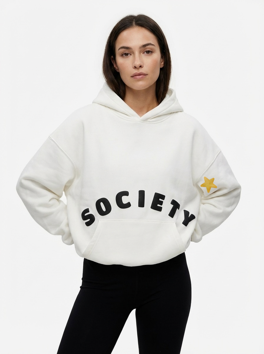The Society Hoodie - White