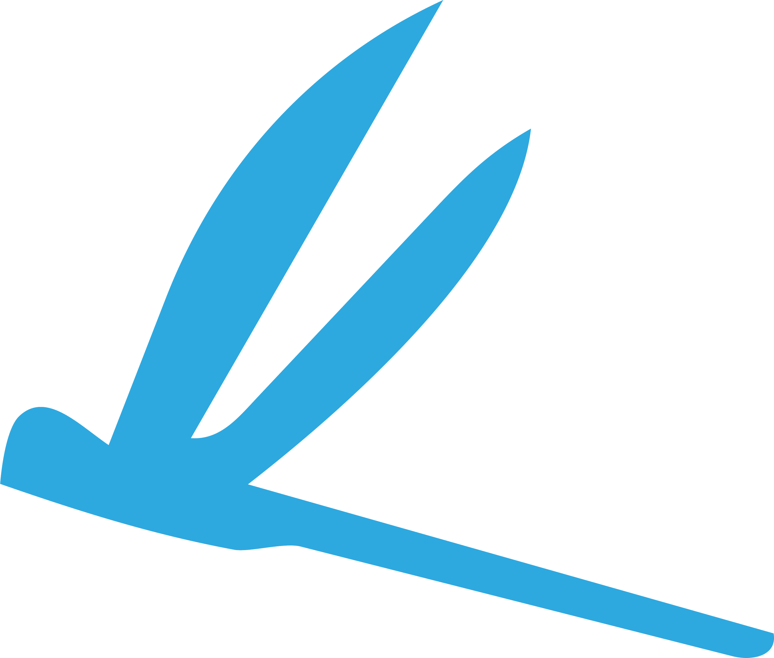 A blue dragonfly illustration.