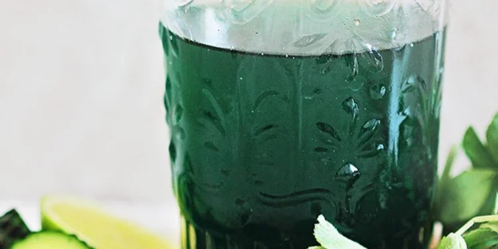 Cucumber Lemon Spirulina Detox Juice