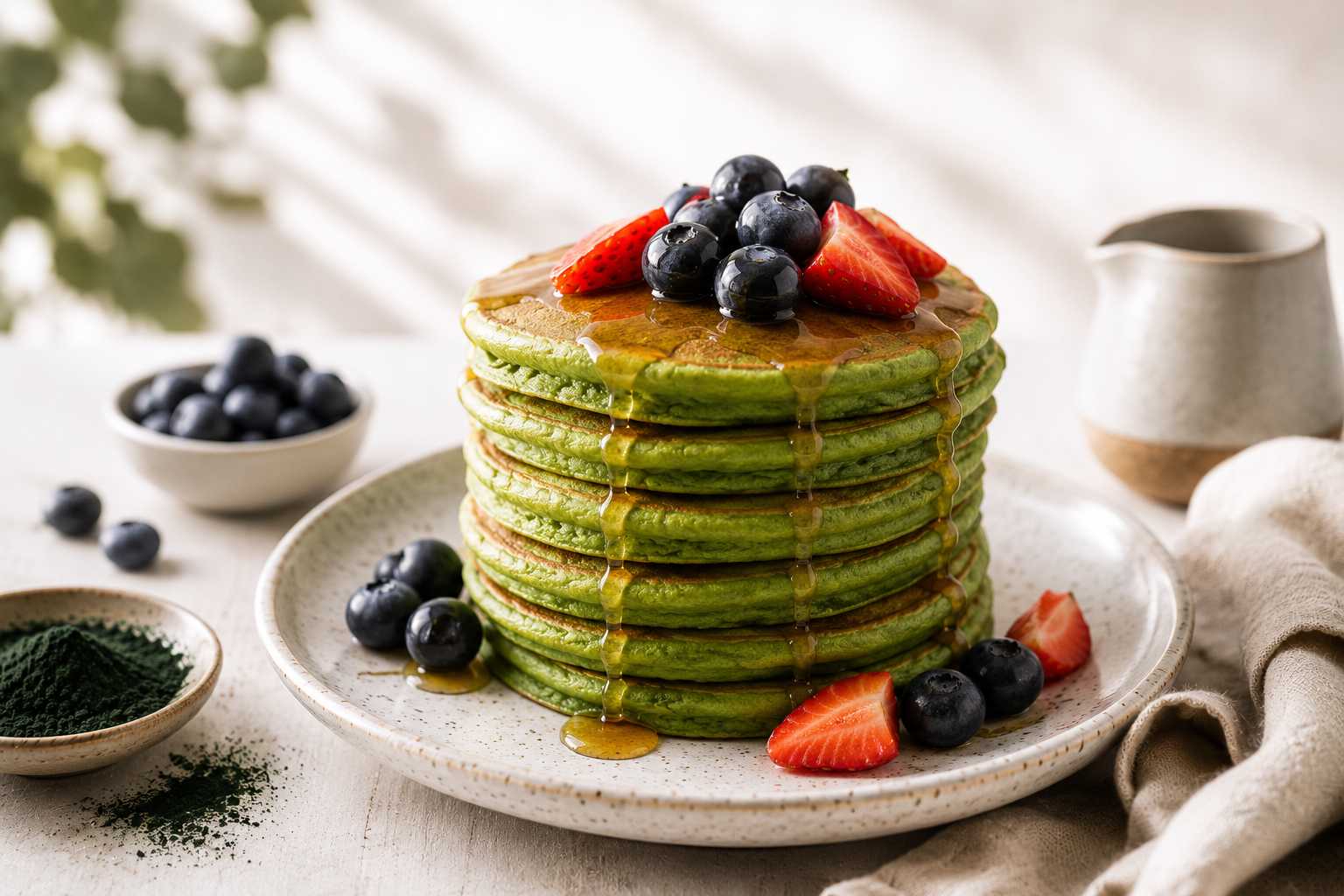 Spirulina Pancakes