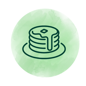 Soft, fluffy pancakes with a unique twist.