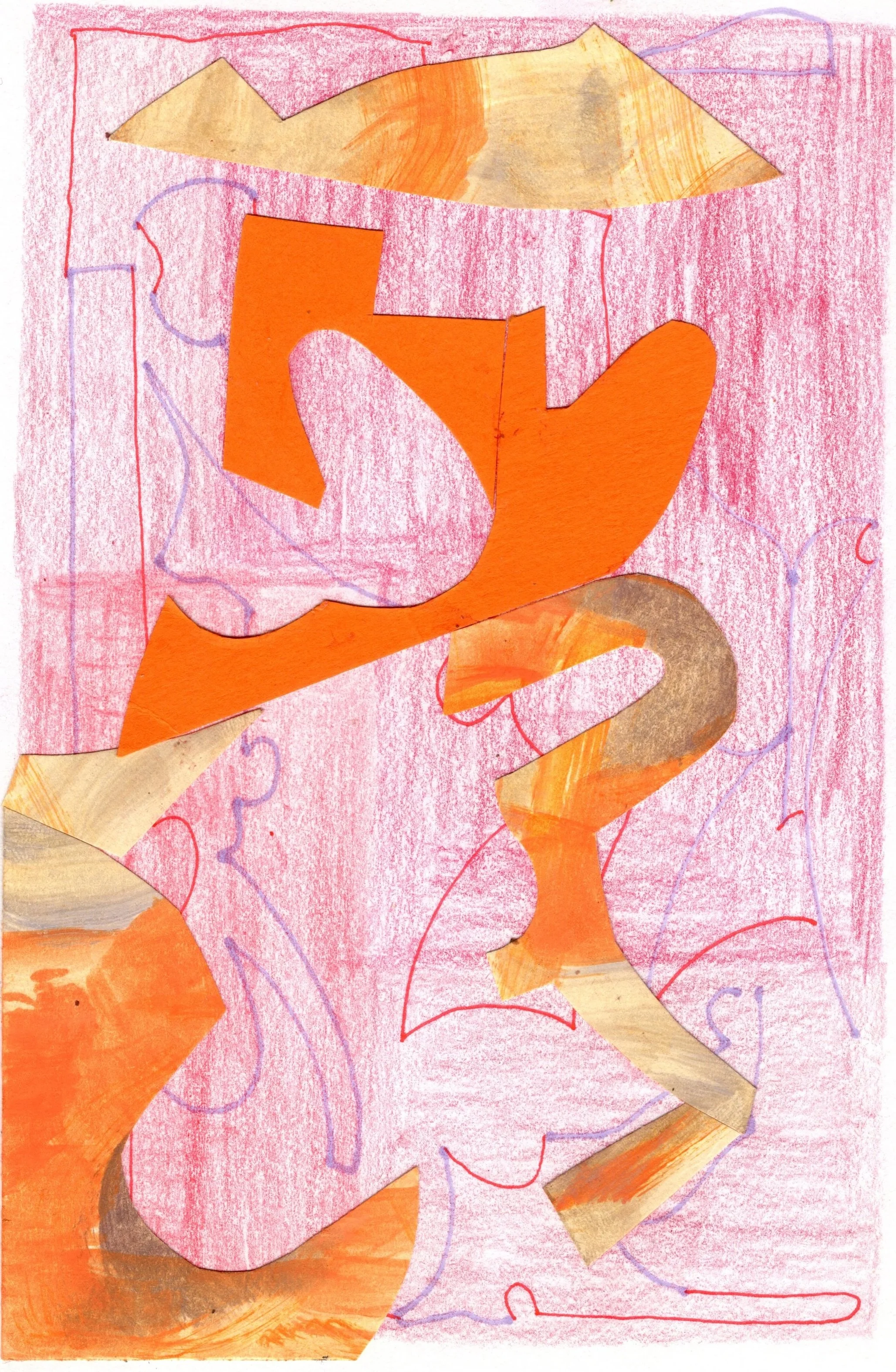 Pink, Orange 2026 | 5.75 x 4 in 14.6 x 10.16 cm