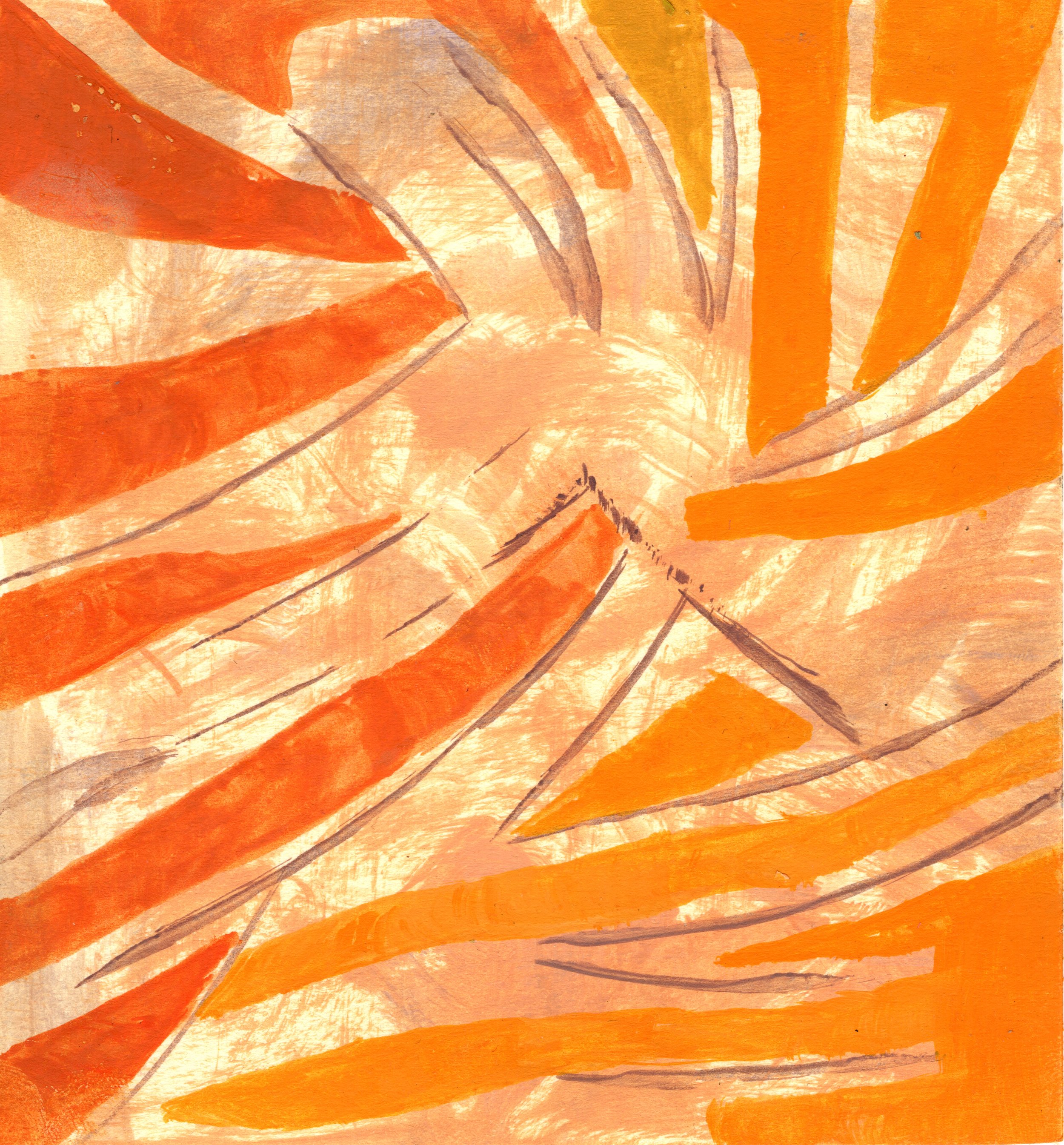 Slice | Oil on paper | 4.6 x 4.6 inches 11.7 x 11.7 cm
With frame 10.5 x 9.5 inches	26.7 x 24.17 cm | Sold