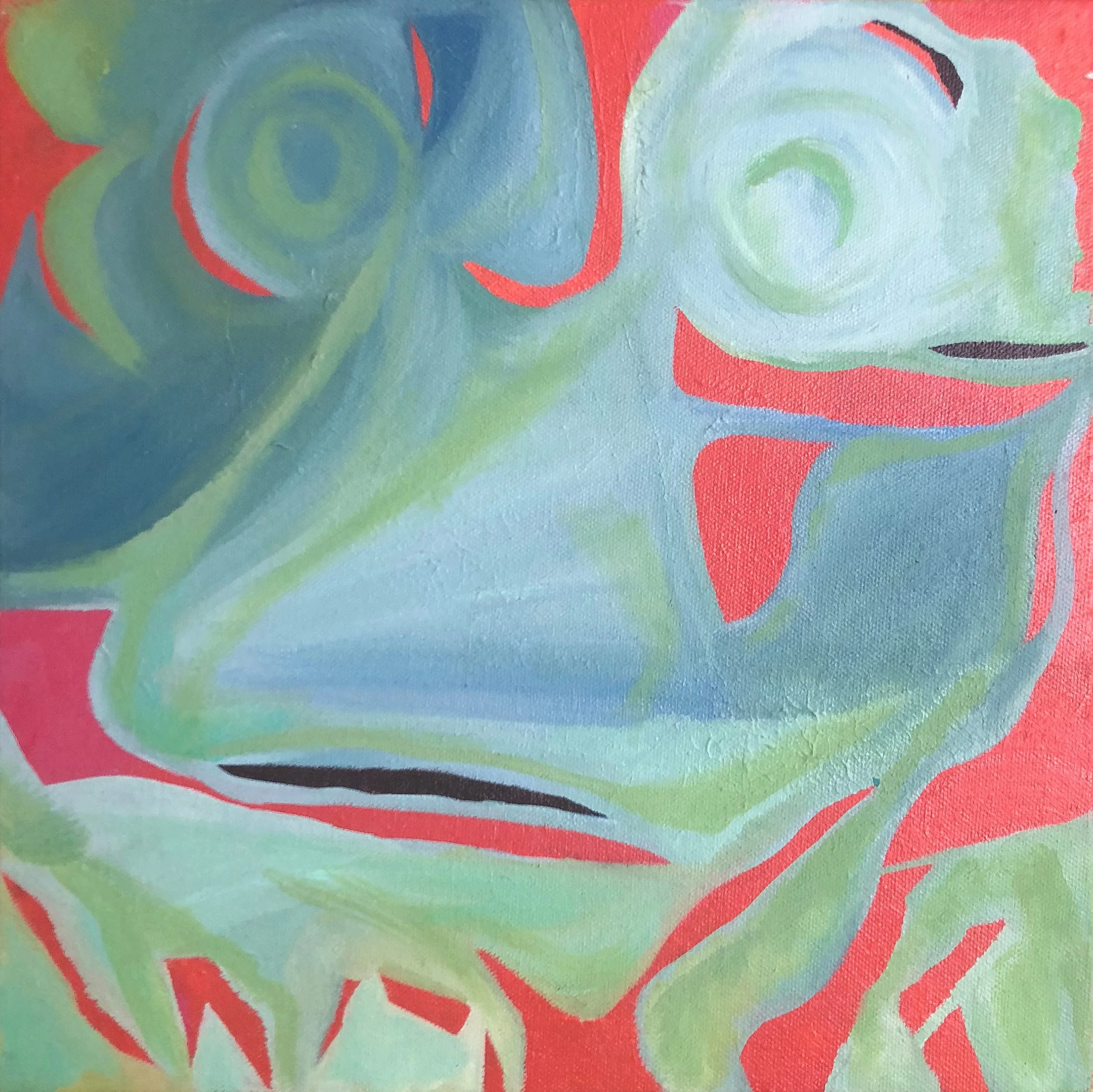 Untitled #2 | Acrylic on canvas | 12 x 12 in | 30.4 x 30.4 cm