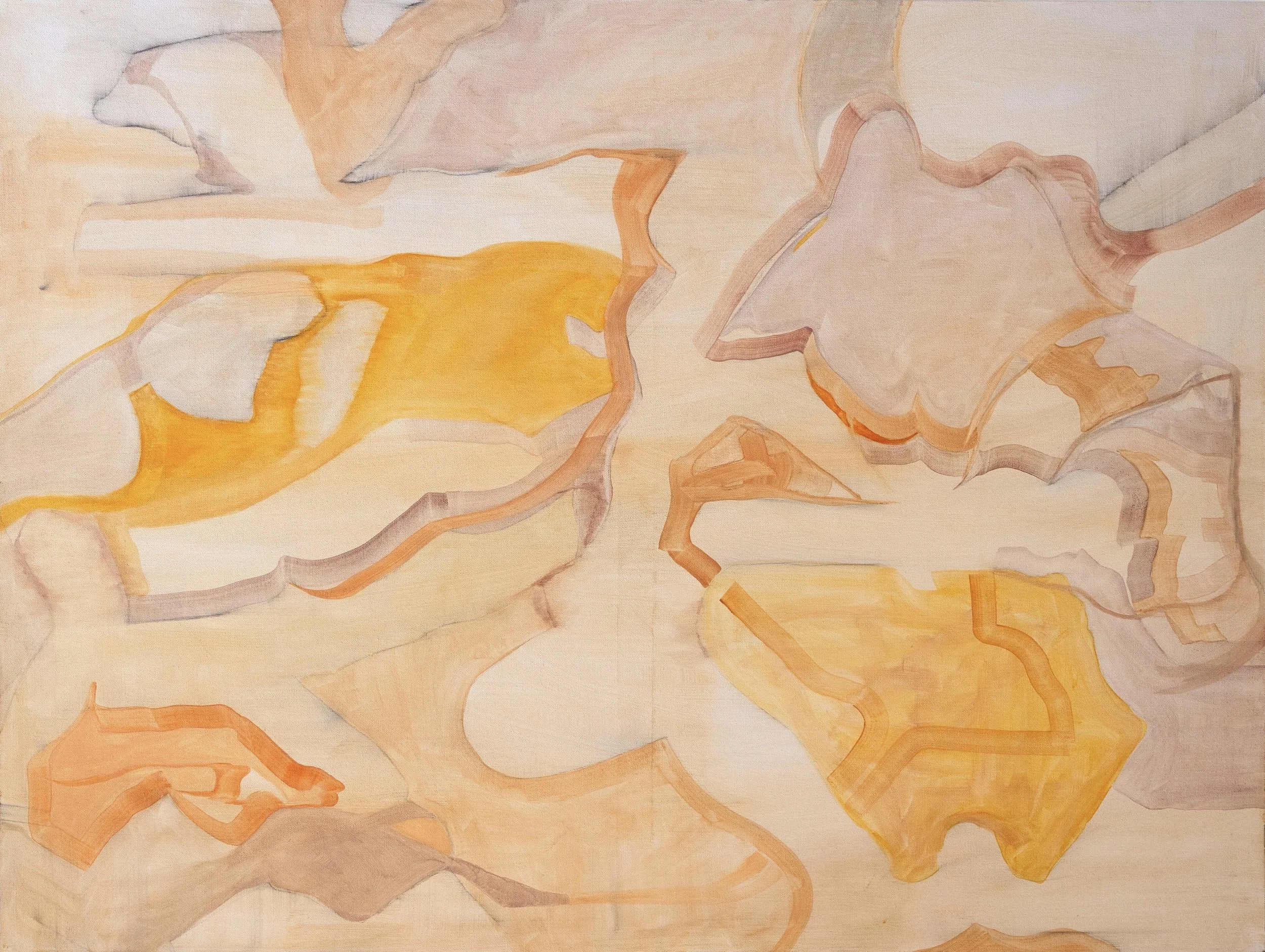 Fast 2025 | Charcoal and oil on canvas | 36 x 48 inches 91.4 x 121.9 cm