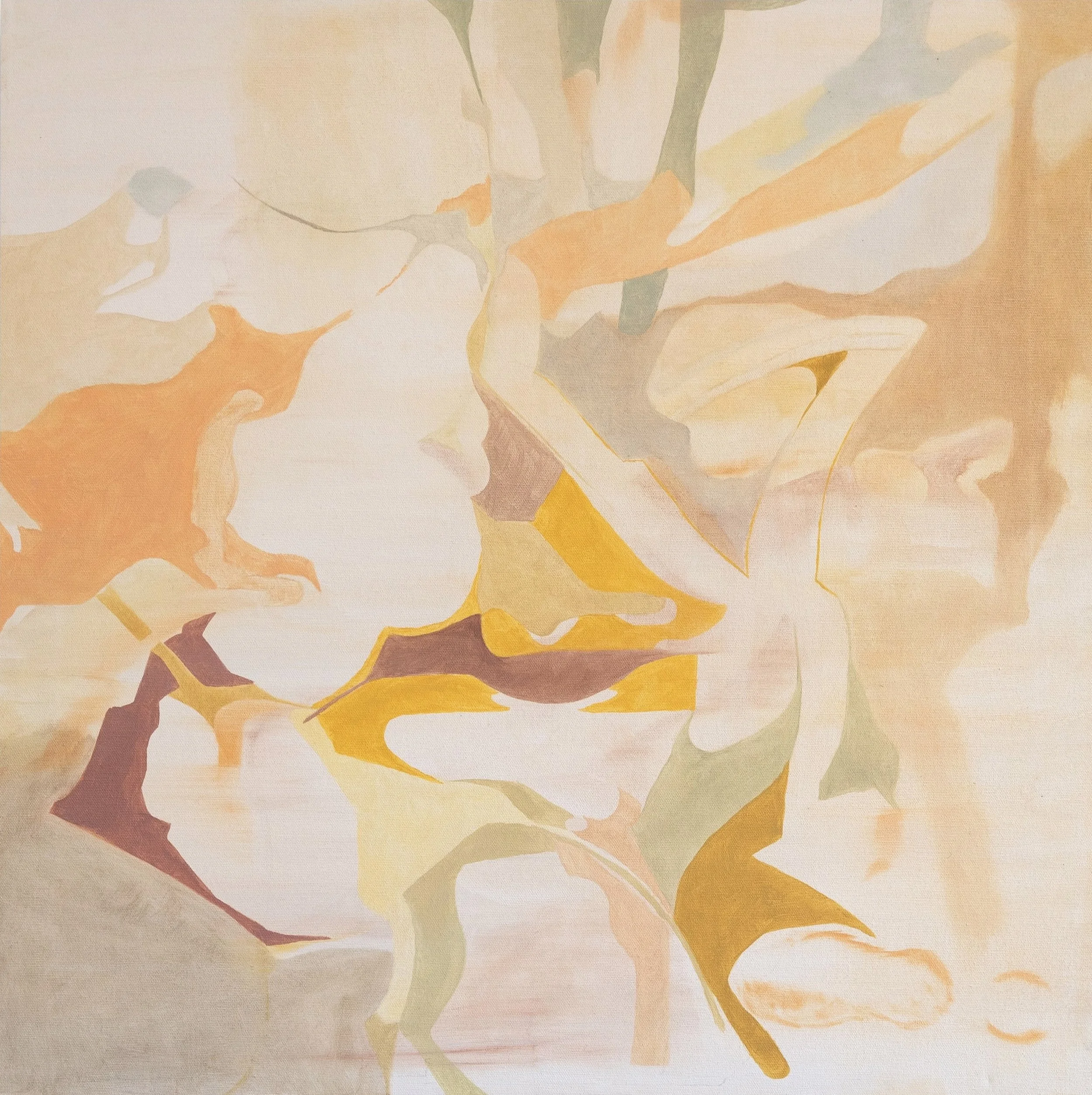 Unsalted 2025 | Oil on canvas | 24 x 24 inches 60.9 x 60.9 cm