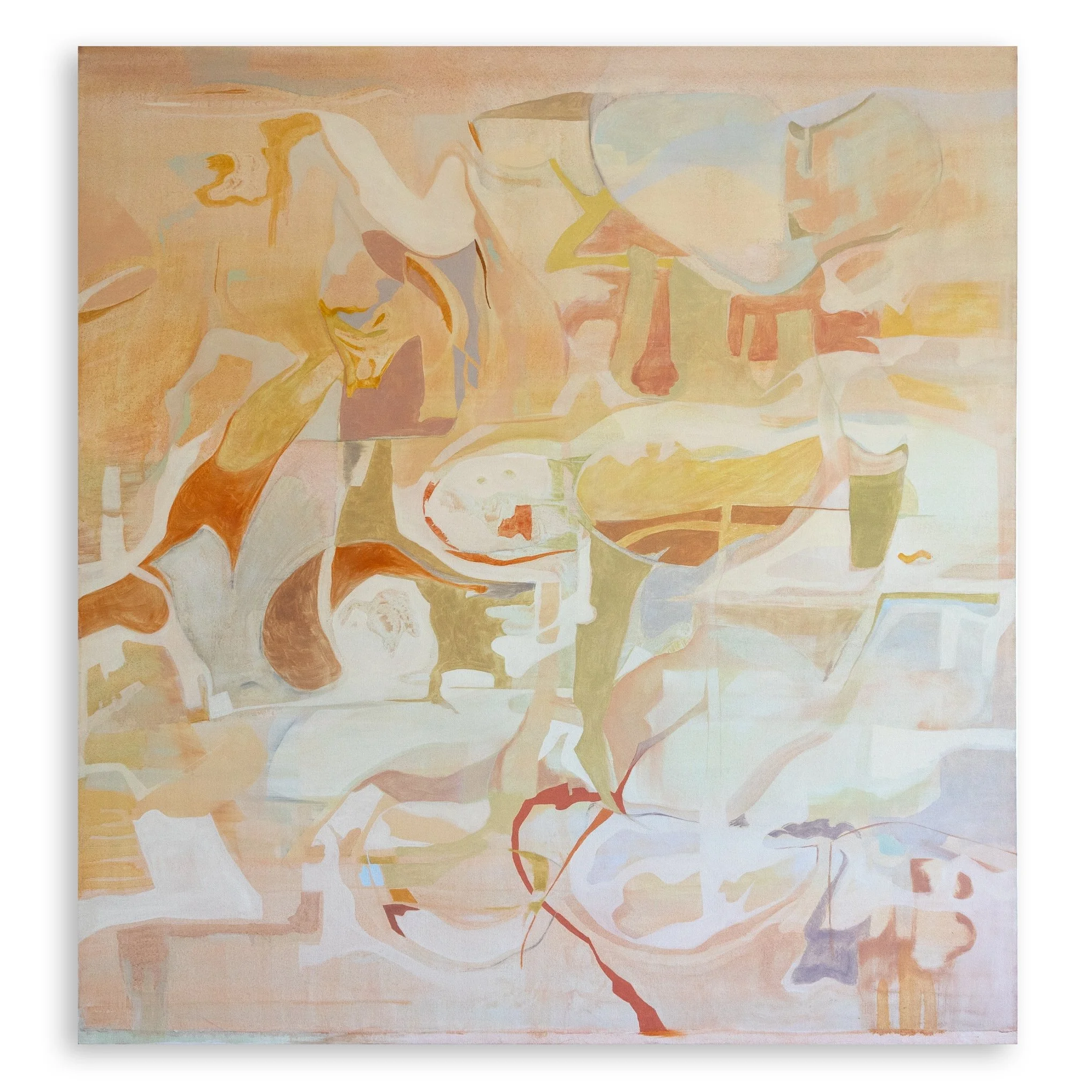 The Boy and The Lizard 2025 | Oil on canvas | 52 x 48 inches 132 x 121.9 cm