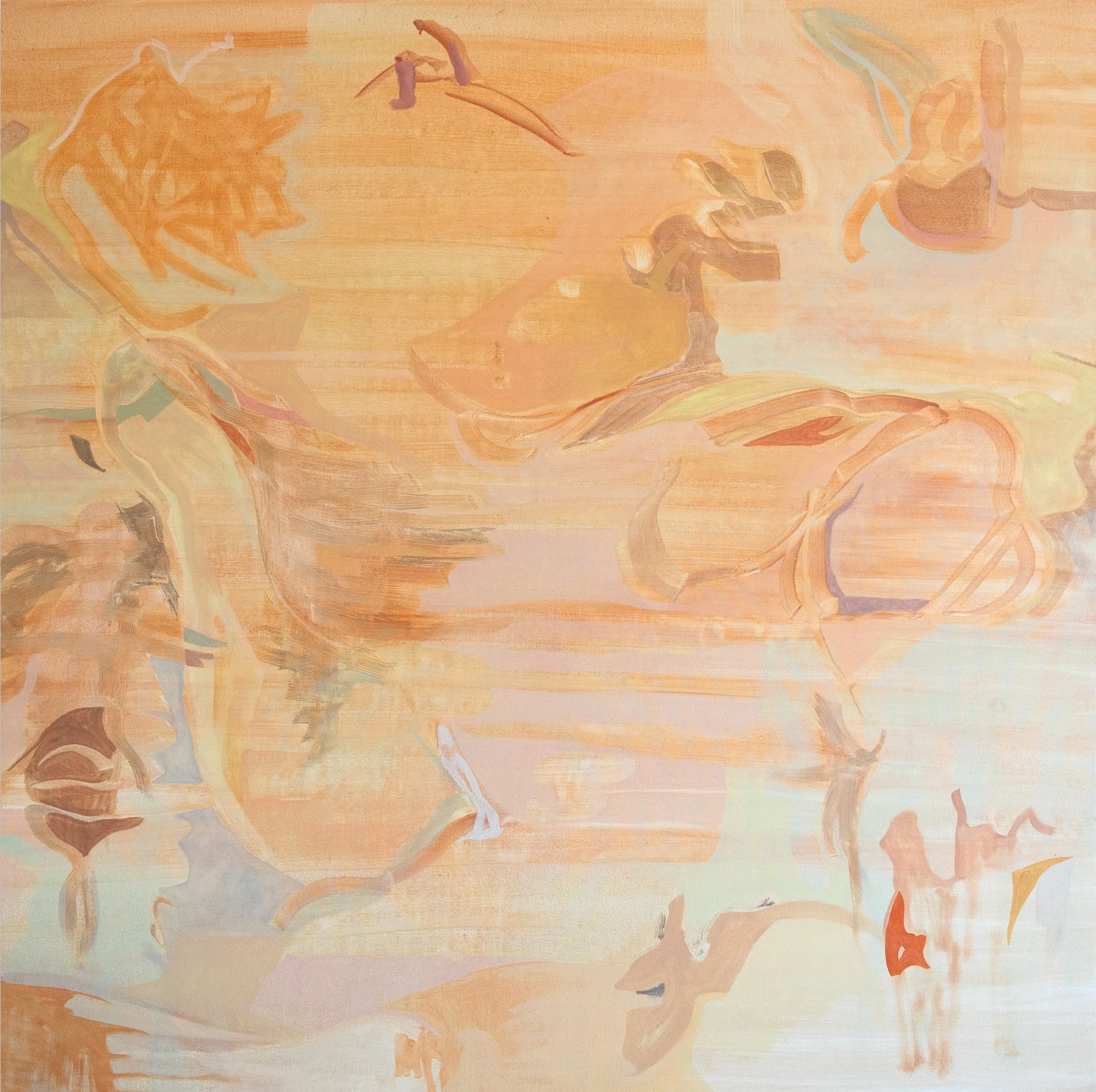 Stand Forward 2026 | Oil on canvas | 52 x 52 inches 132 x 132 cm