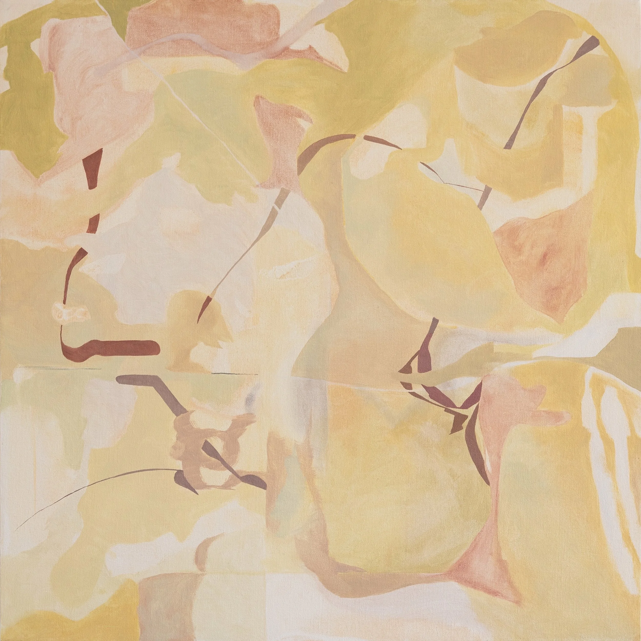 Lips 2025 | Oil on canvas | 24 x 24 inches 60.9 x 60.9 cm | Sold