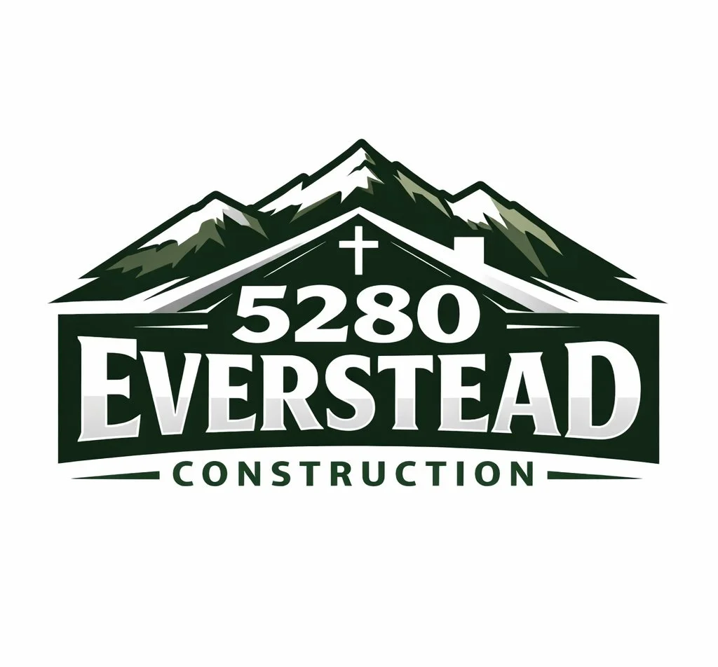 green and white 5280 everstead logo
