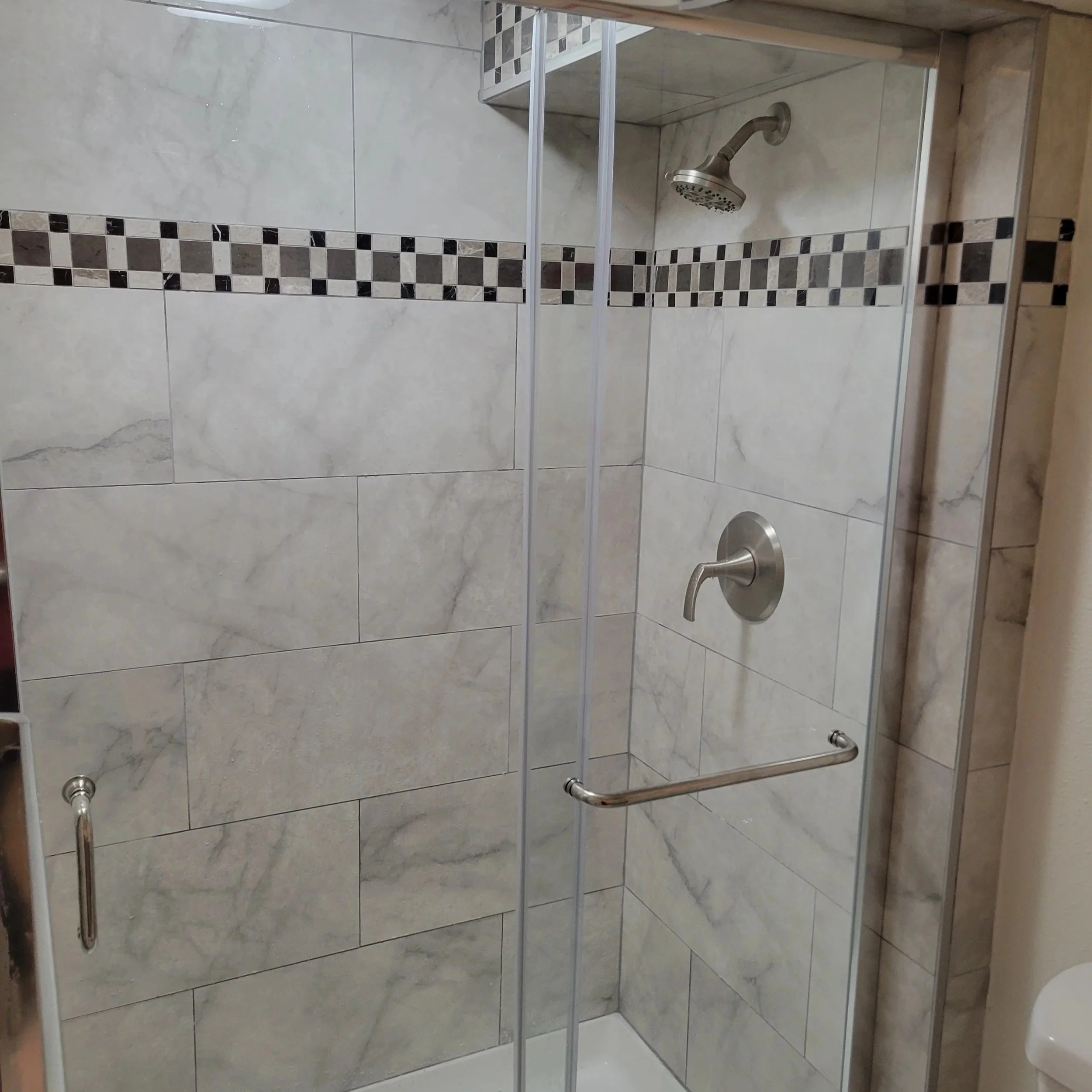 Clean shower conversion