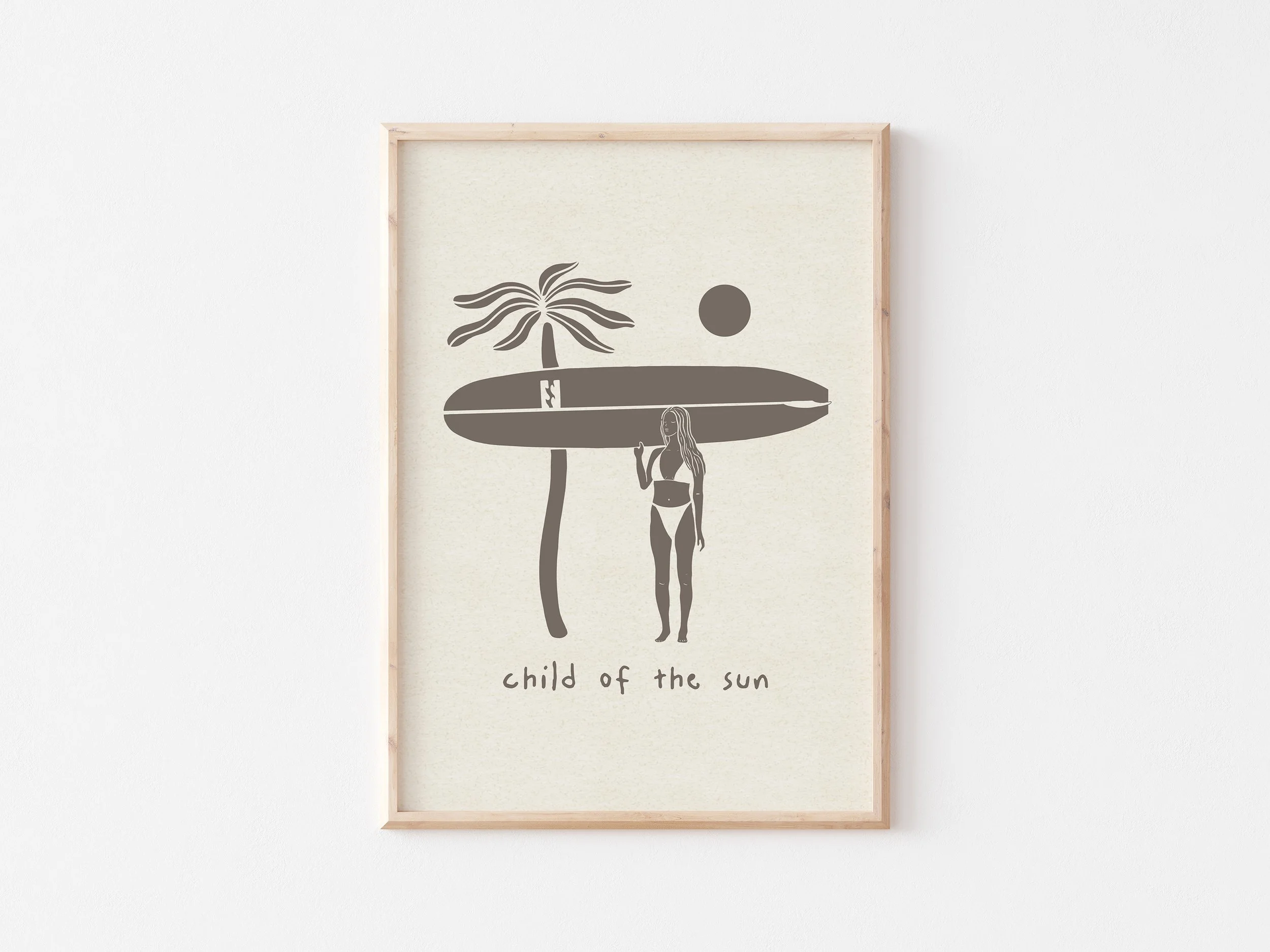 Child of the sun Art Print