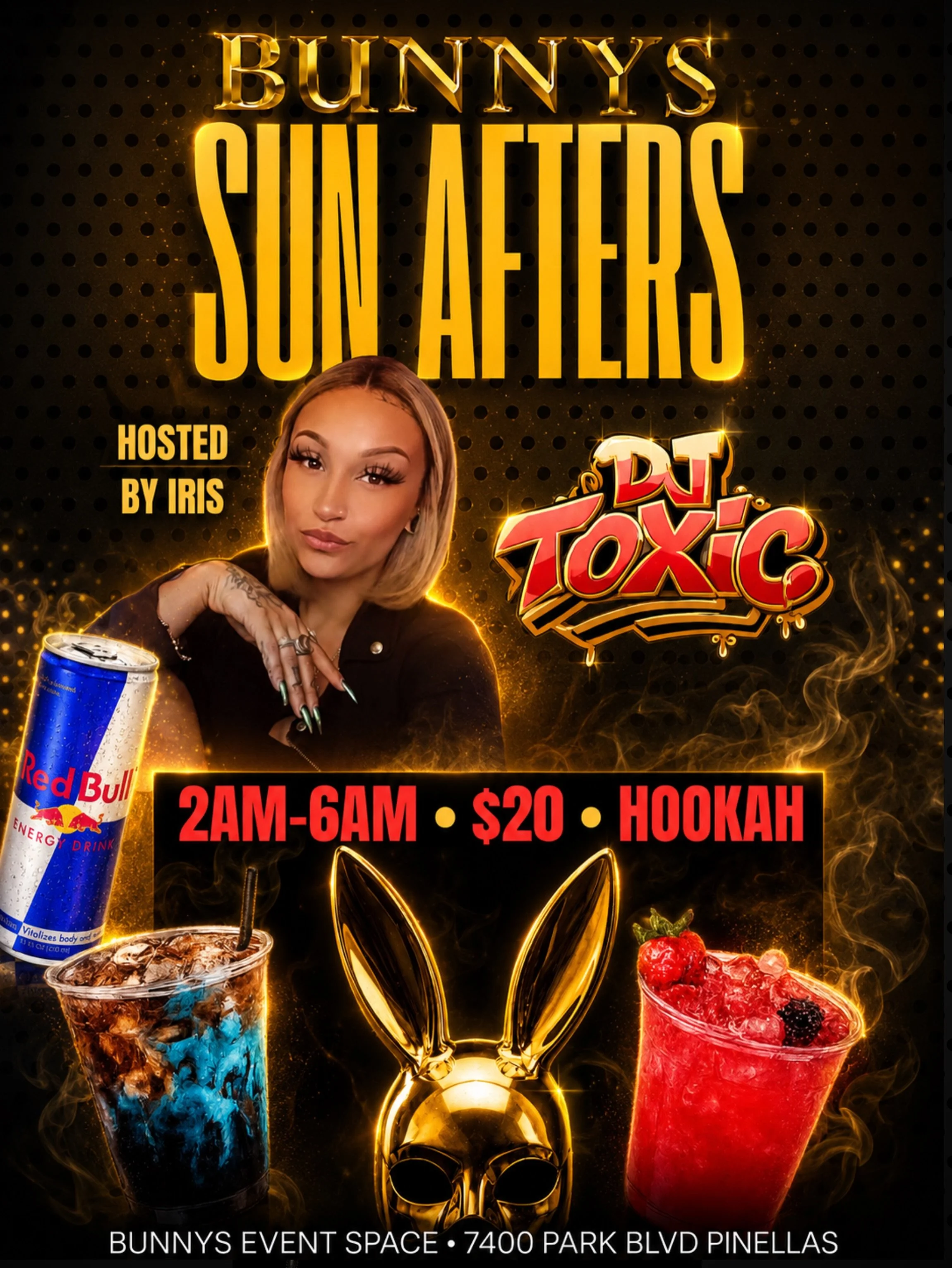 Sunday Afters Tonight. 2am-6am $20 entry.