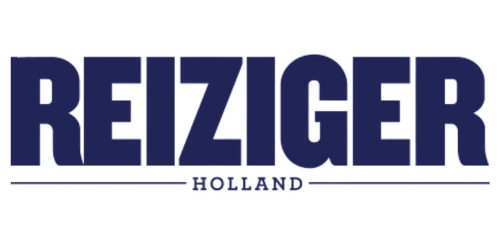 Reiziger Holland logo with large bold text and a horizontal line underneath.
