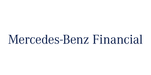 Mercedes-Benz Financial logo on a black background