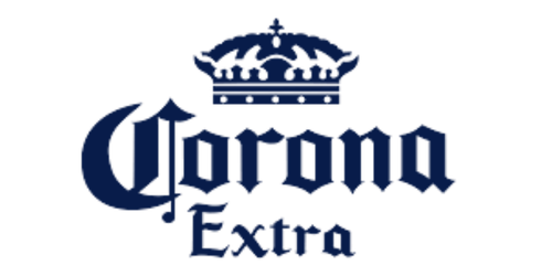 Corona Extra logo with crown above the text.