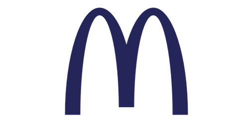 The McDonald's logo with a yellow M on a black background.