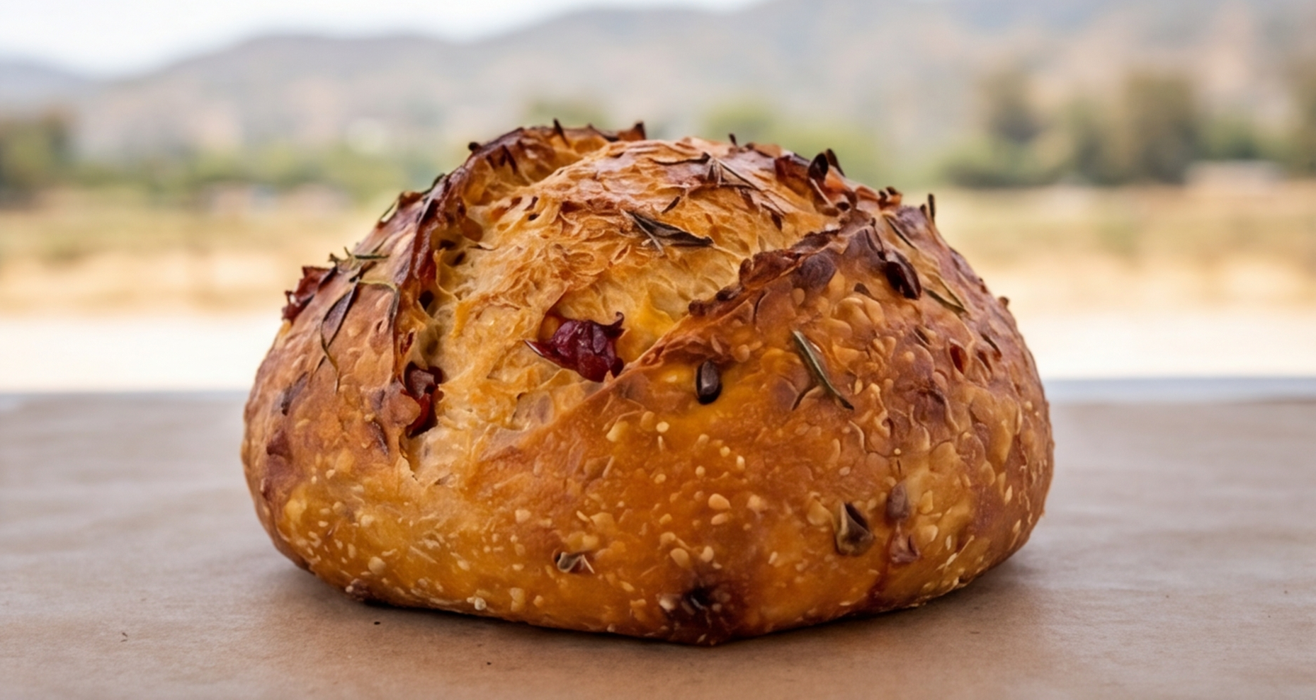Sun-Dried Tomato & Garlic Sourdough